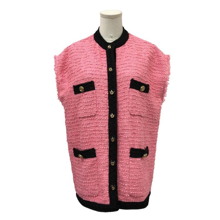 Gucci Gucci Pink Tweed Vest Size 38 Size XS / US 0-2 / IT 36-38 - 1 Thumbnail
