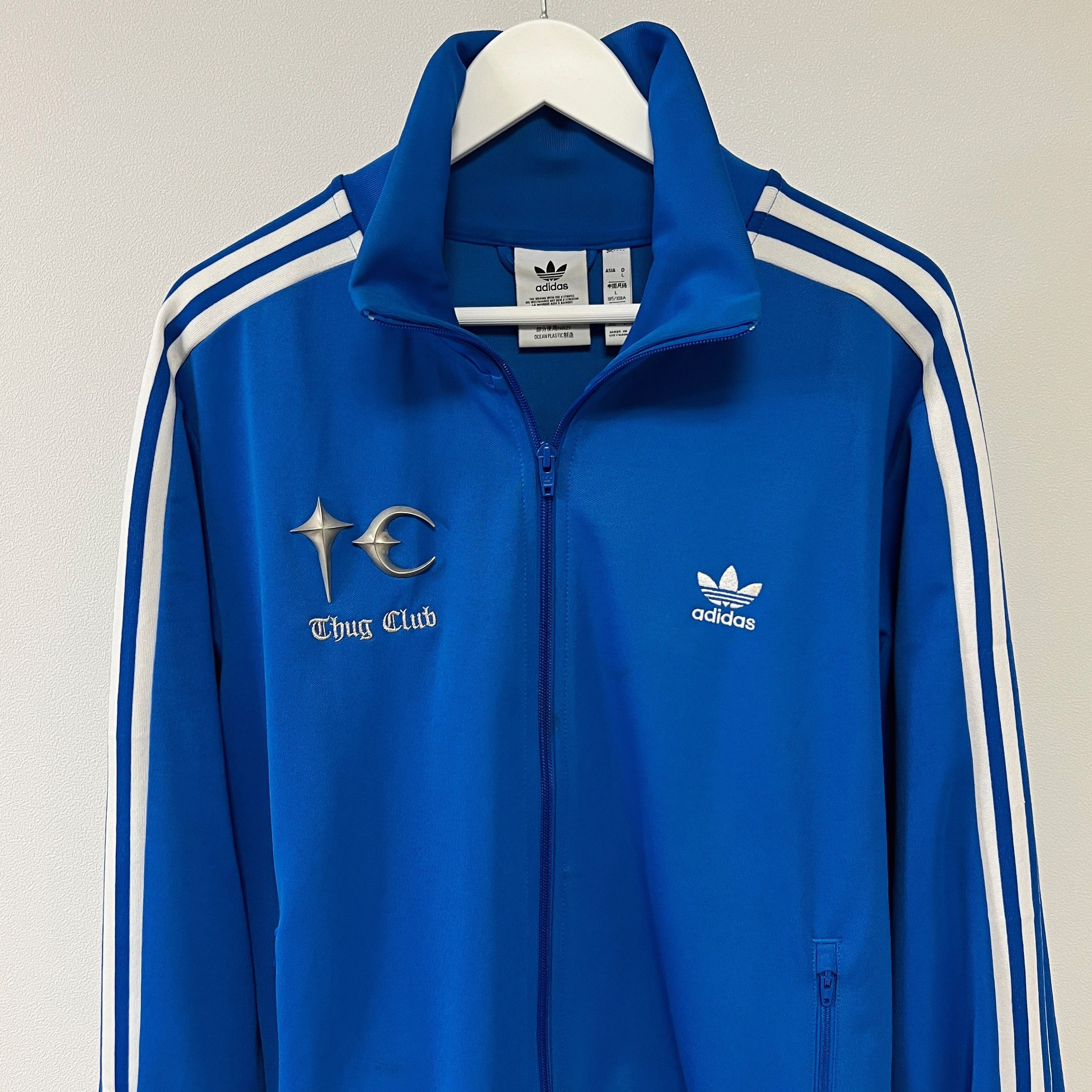 Adidas × Thug Club Thug Club Adidas Dragon Beckenbauer Track Top Blue Size US XXL / EU 58 / 5 - 6 Thumbnail