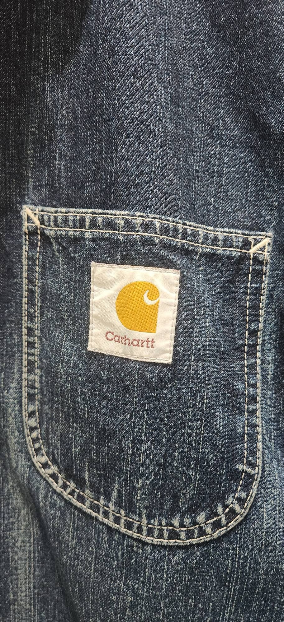 Carhartt Carhartt Vintage 90s Chore Denim Jacket Size US L / EU 52-54 / 3 - 6 Thumbnail