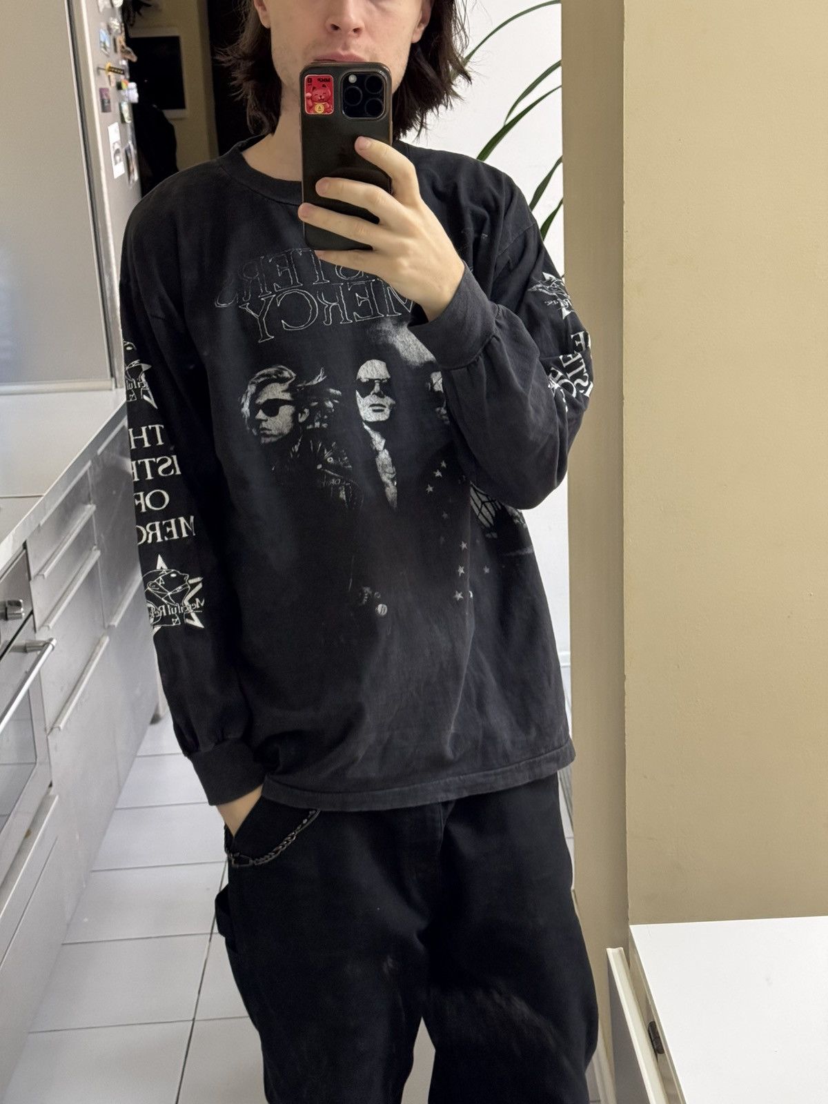 Vintage 90s Sisters Of Mercy Merciful Release L/S Tee(Faded Blk/XL) Size US XL / EU 56 / 4 - 4 Thumbnail