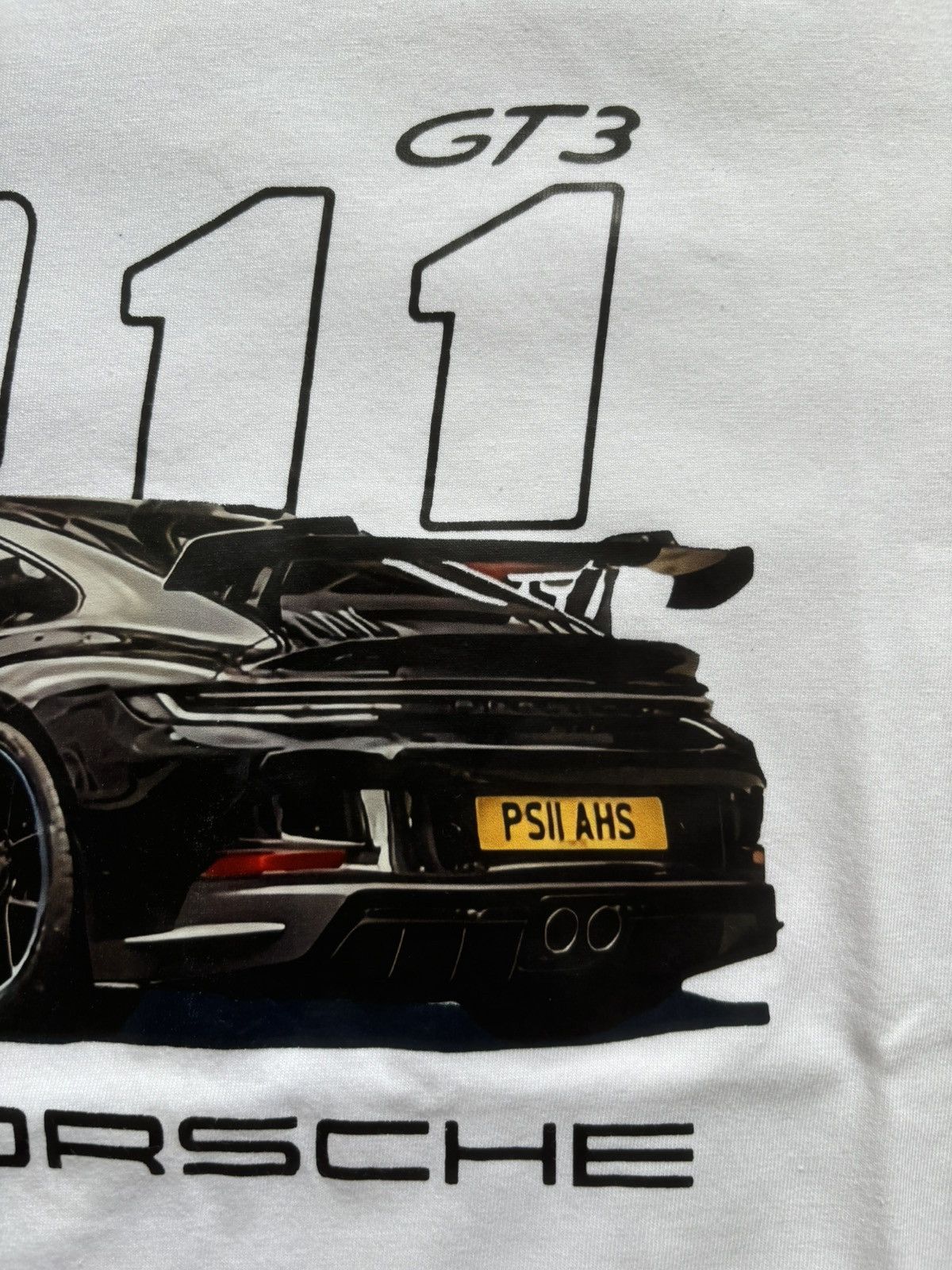Porsche Design × Vintage Vintage racing Porsche 911 GT3 heavyweight white tee Size US M / EU 48-50 / 2 - 10 Thumbnail