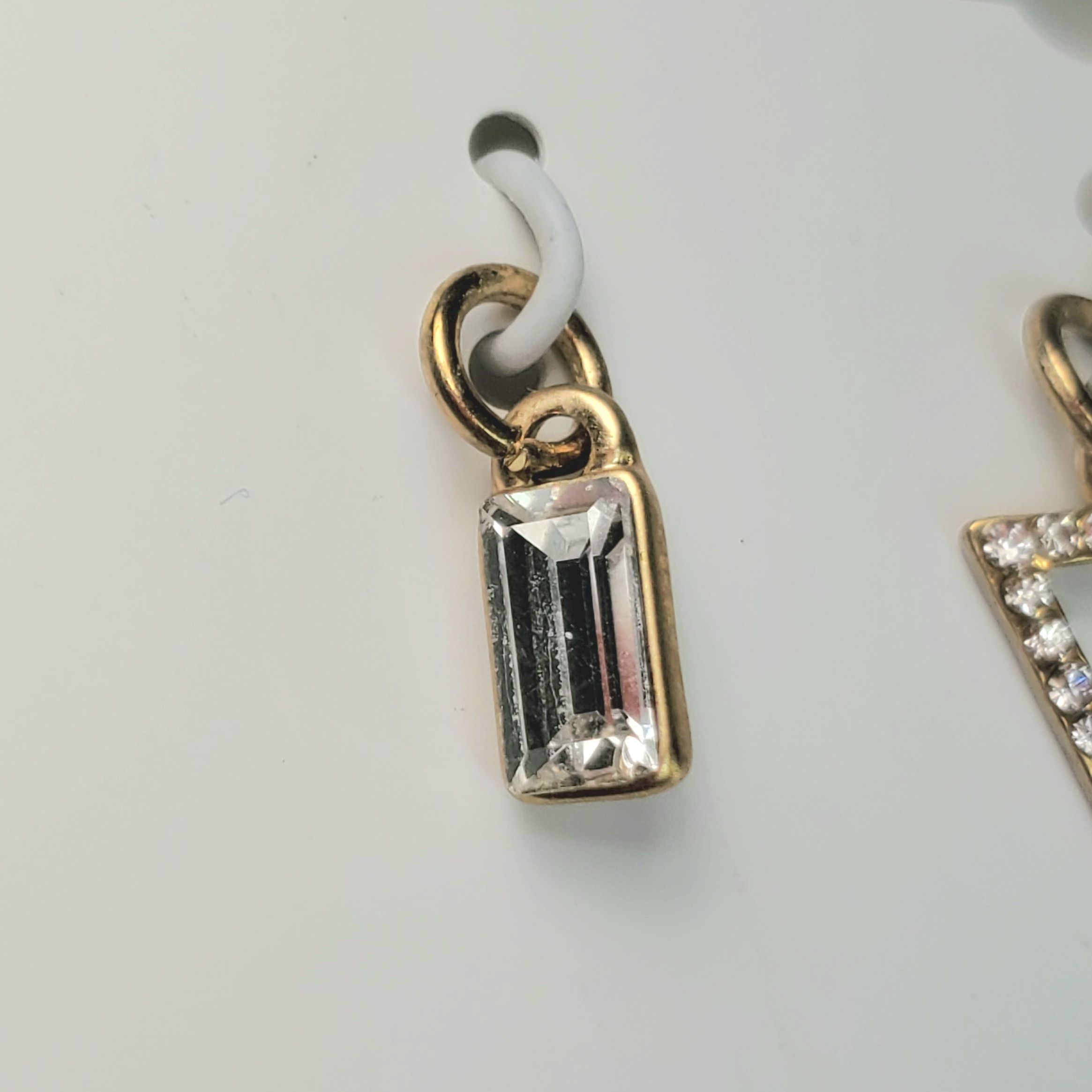 Apt. 9 Apt.9 NEW Charms Gold Tone Geometric Diamond Triangle Bar Size ONE SIZE - 2 Thumbnail