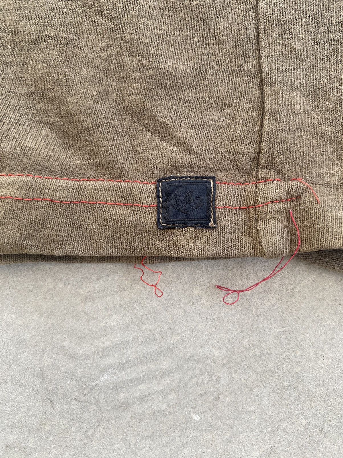 Indigo × Japanese Brand VTG INDIGO CORE DISTRESSED LS TEE Size US L / EU 52-54 / 3 - 4 Thumbnail