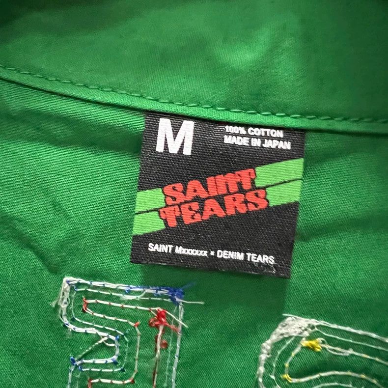 Saint Michael SAINT MICHAEL Green character animation embroidered jacket Size US L / EU 52-54 / 3 - 5 Thumbnail