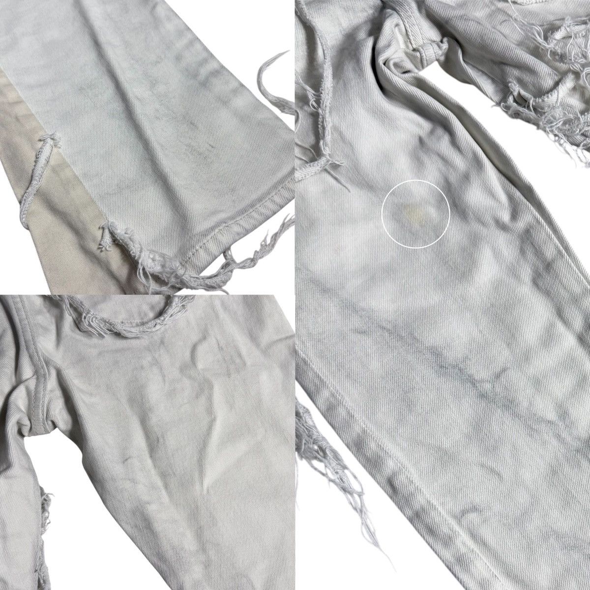 Other Shredded White Denim Tainted By Clay Size US 28 / EU 44 - 8 Thumbnail