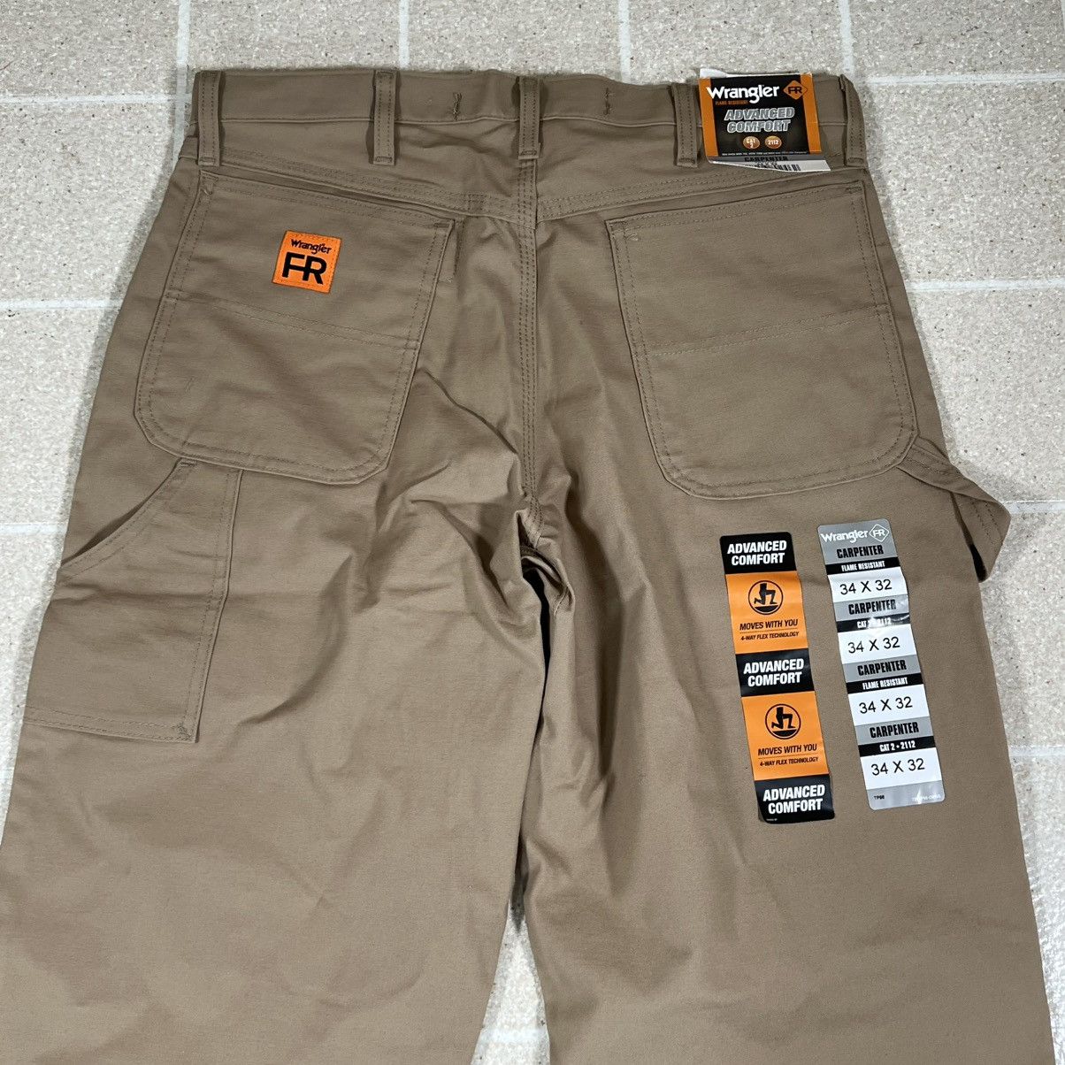 Wrangler Wrangler FR Men's Flame Resistant Regular Khaki Jeans 34x32 Size US 34 / EU 50 - 2 Thumbnail