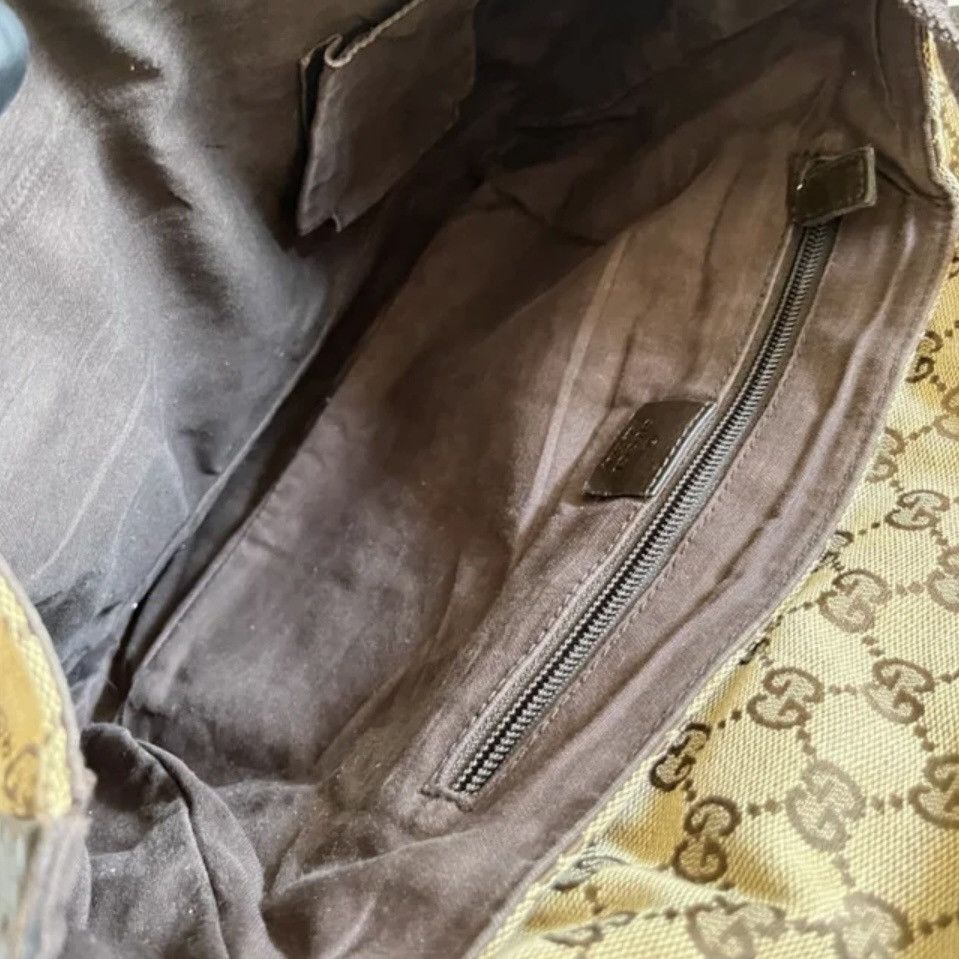Gucci GUCCI CANVAS/LEATHER MESSENGER BAG. Size ONE SIZE - 8 Thumbnail