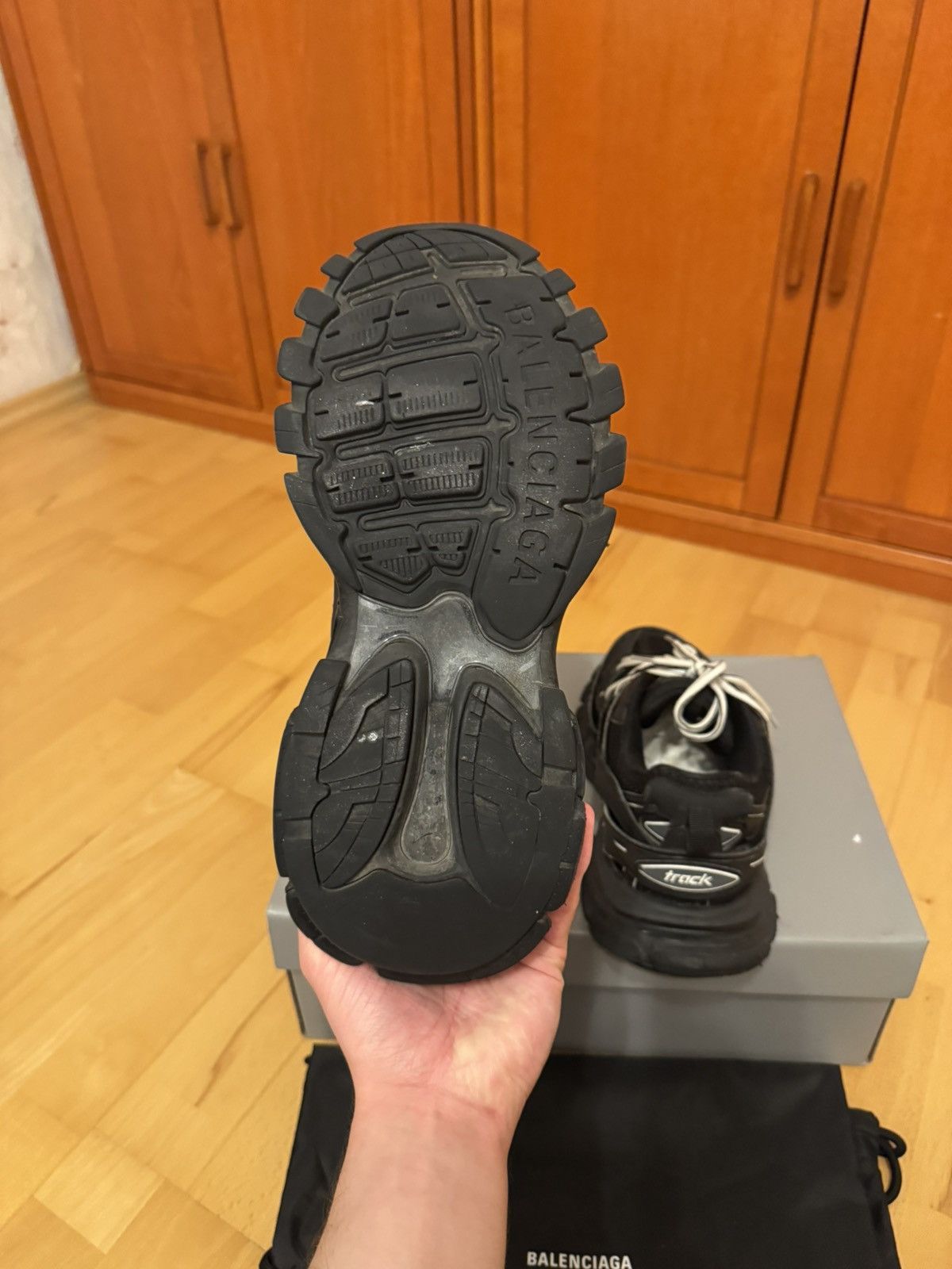 Balenciaga Balenciaga Track Black White Size US 8 / EU 41 - 10 Thumbnail