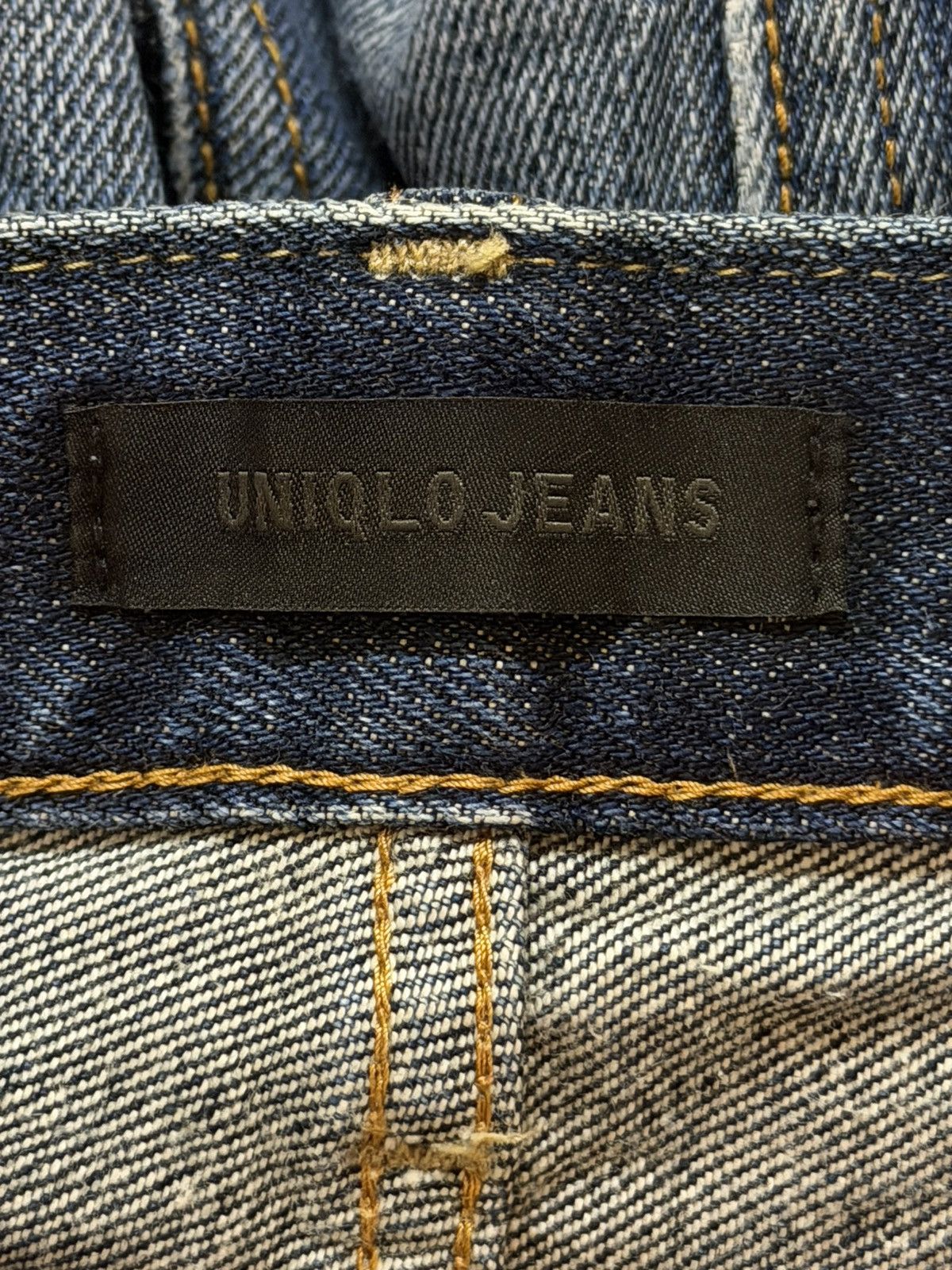 Uniqlo Vintage Y2K Japanese Uniqlo Blue Faded Wash Straight Leg Size US 34 / EU 50 - 6 Thumbnail