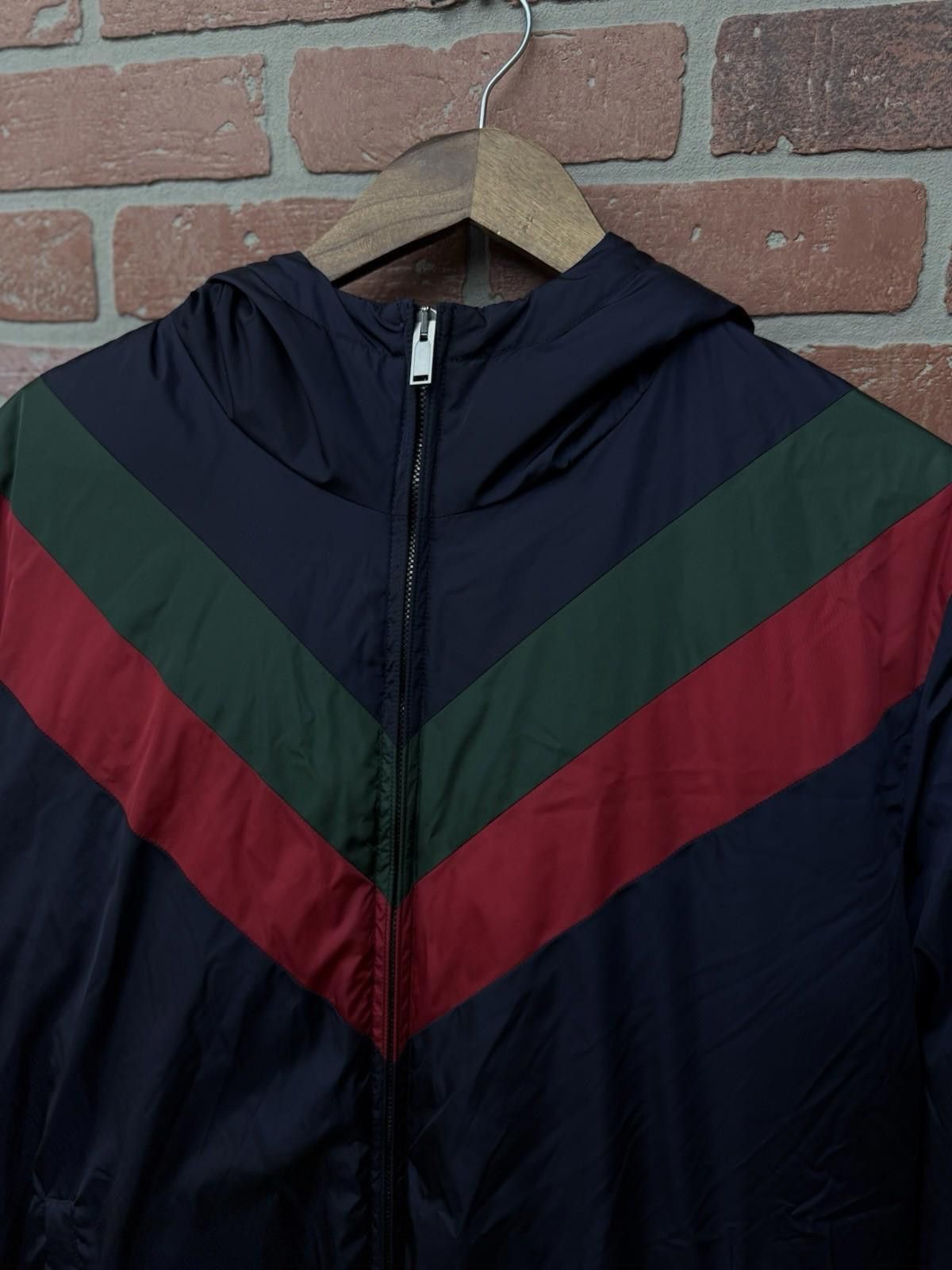 Gucci Gucci Men’s Color Block Puffer Jacket Size (52) Navy Blue Size US L / EU 52-54 / 3 - 12 Thumbnail