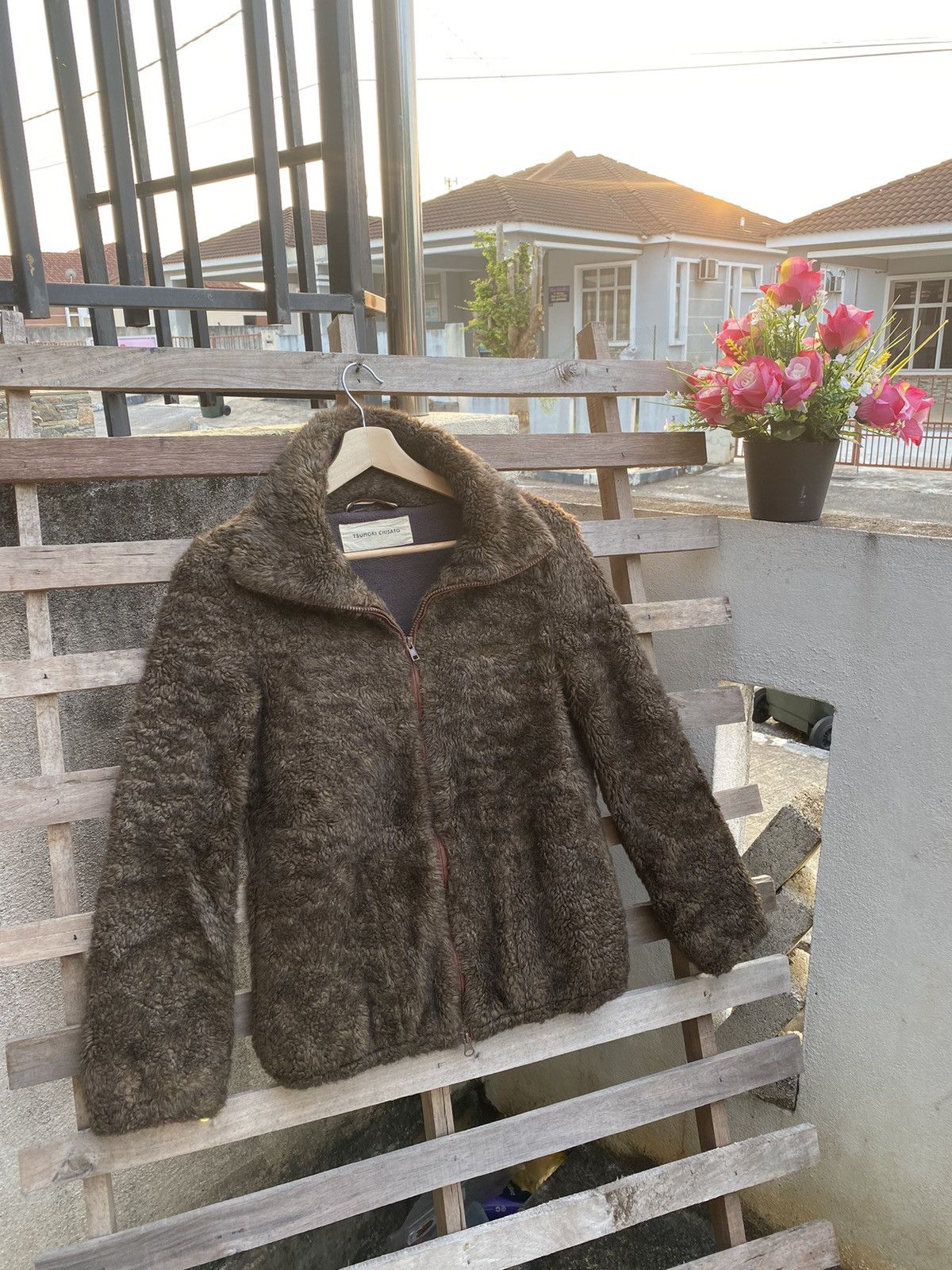 Vintage Vintage Tsumori Chisato Sherpa Jacket Size S / US 4 / IT 40 - 1 Thumbnail