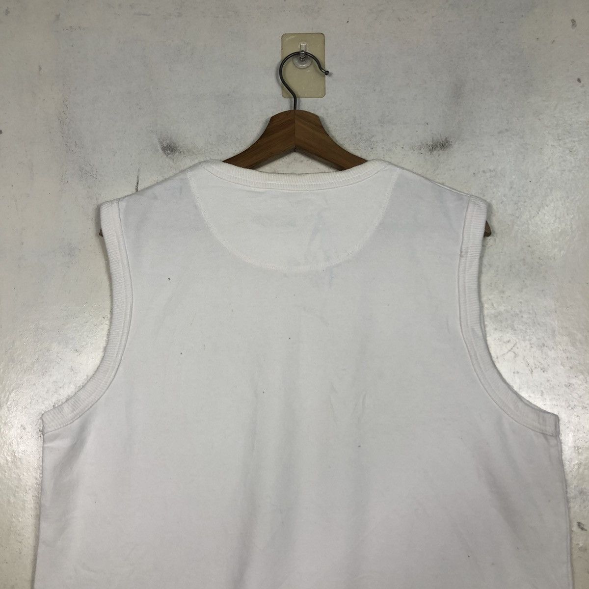 Japanese Brand 📌Vintage Sweatshirt Sleeve Less Oshkosh Rich White Size US M / EU 48-50 / 2 - 11 Thumbnail