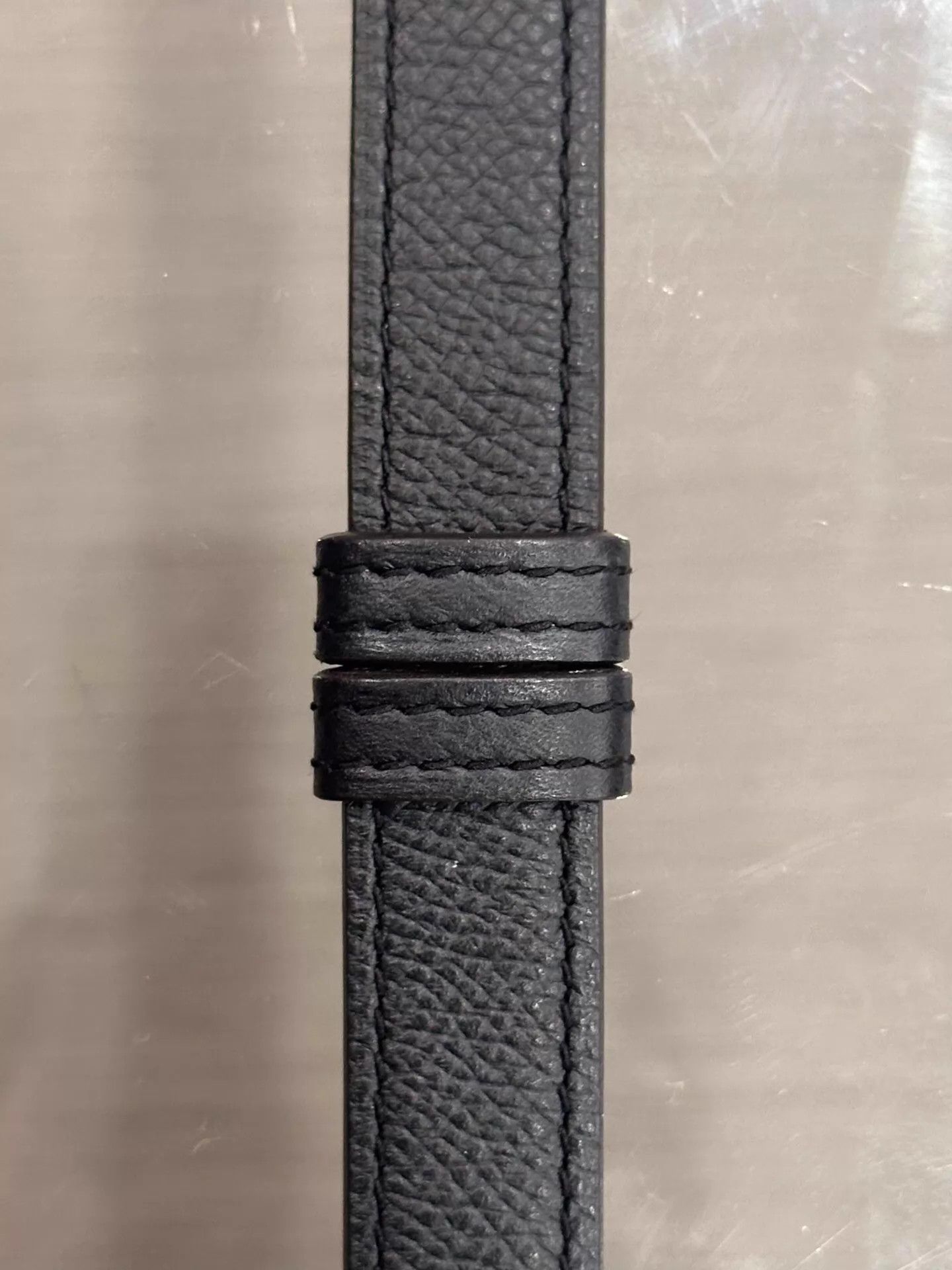 Hermes Hermes Kelly Belt 1.8cm Black/Brown Gold Buckle New Boxed Size ONE SIZE - 6 Thumbnail
