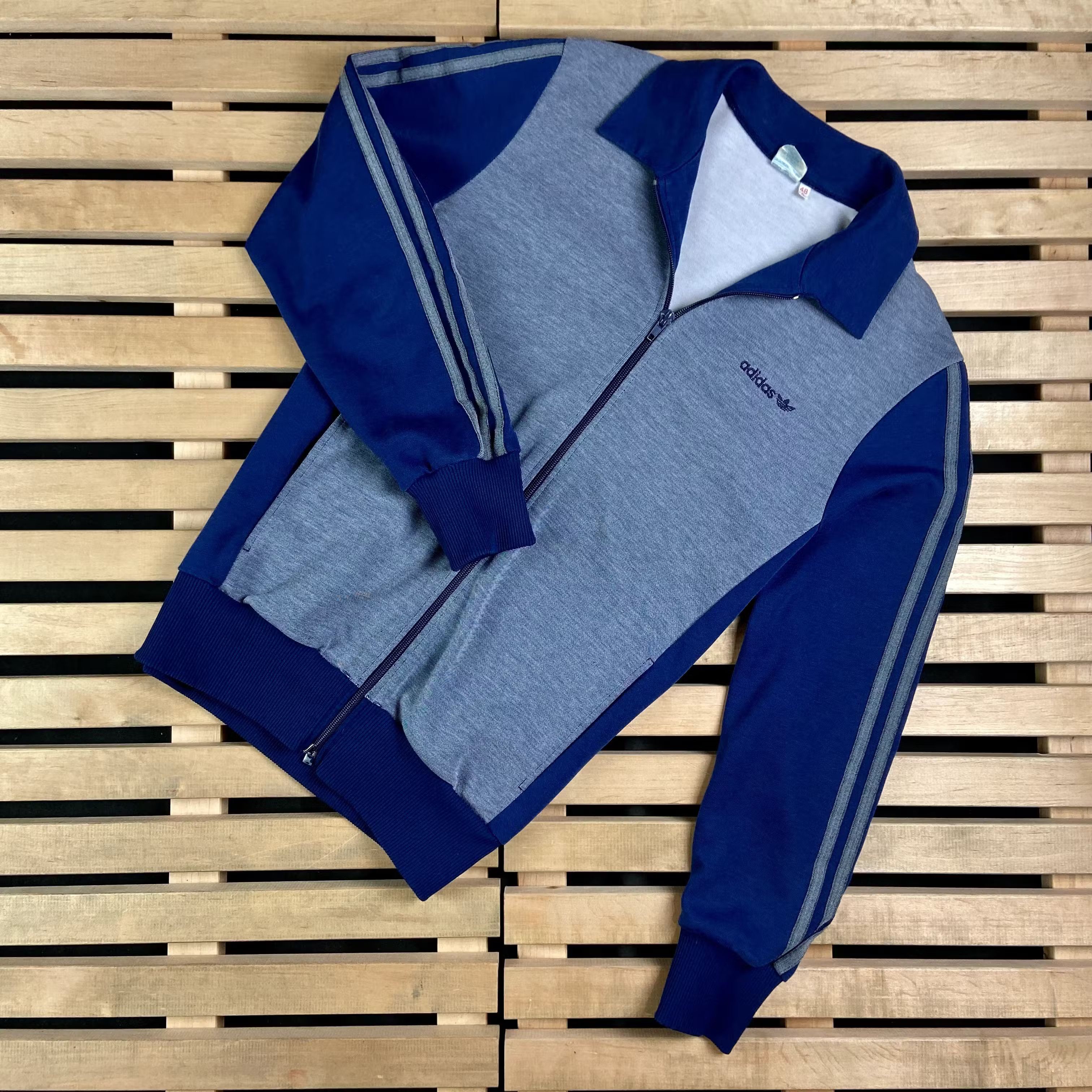 Adidas × Vintage Bomber Jacket Adidas Originals VIntage Size 48 West Germany Size US S / EU 44-46 / 1 - 1 Thumbnail
