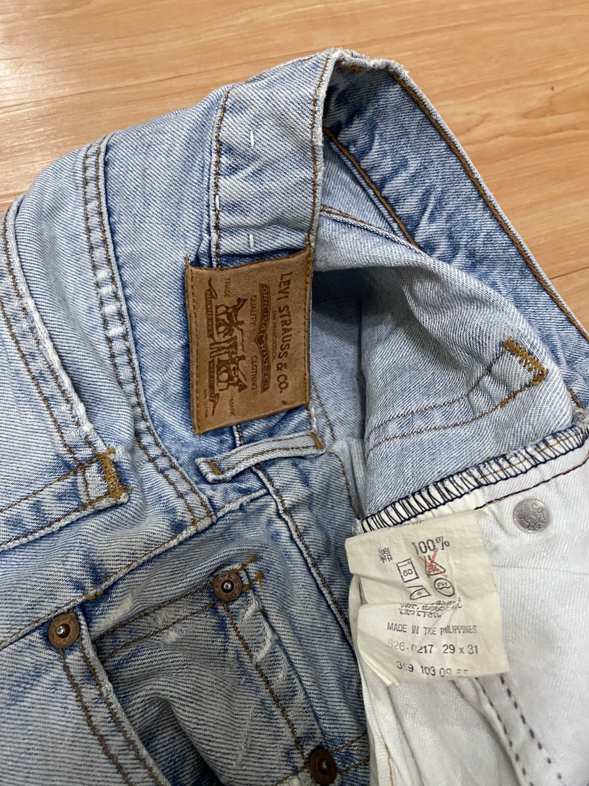 Levi's × Levi's Vintage Clothing × Vintage Vintage levis 359 regular fit distressed denim Size US 28 / EU 44 - 10 Thumbnail