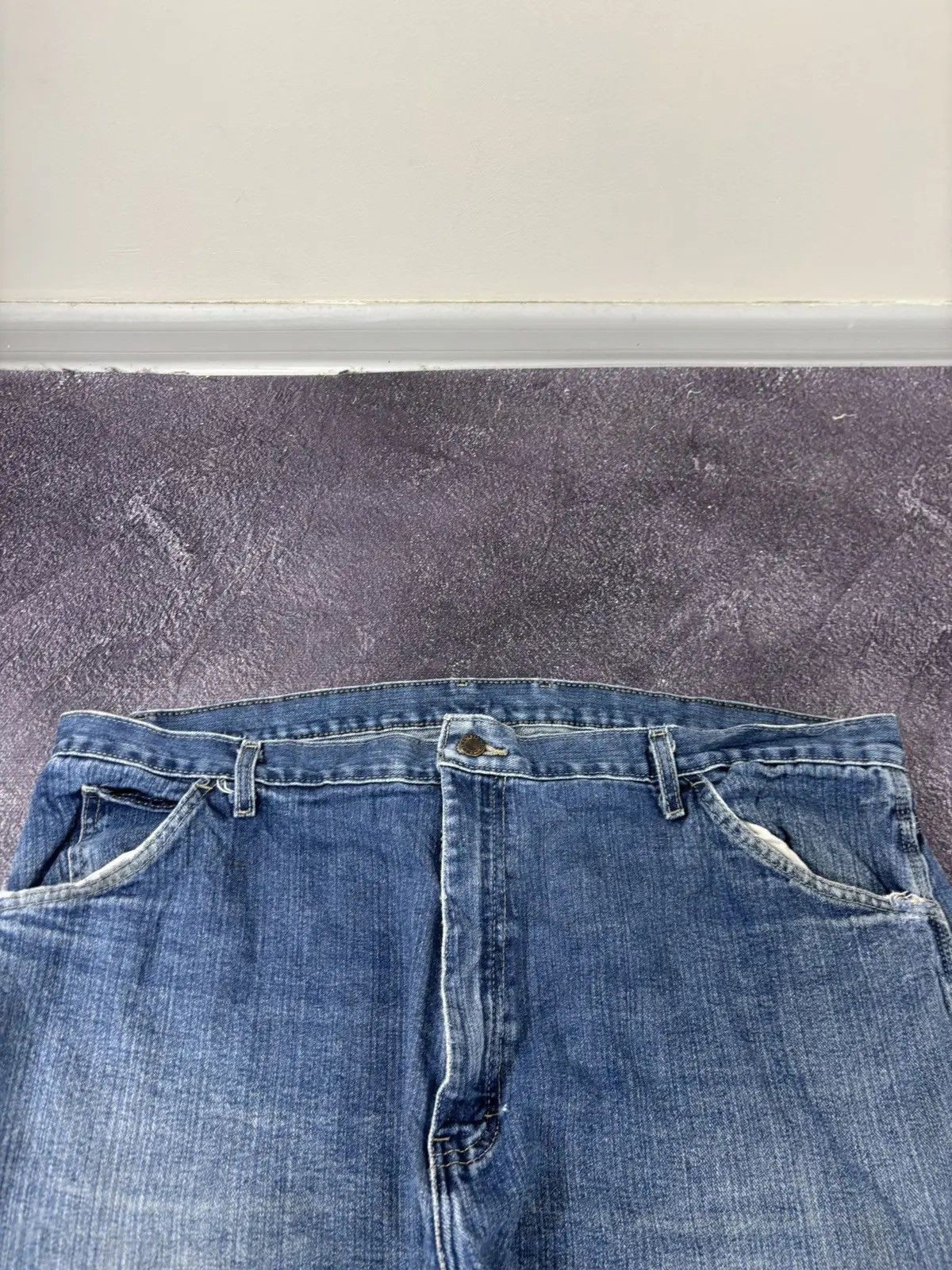 Dickies × Vintage Vintage Dickies American Faded Blue Denim Hype Baggy Jeans Size US 42 / EU 58 - 12 Thumbnail
