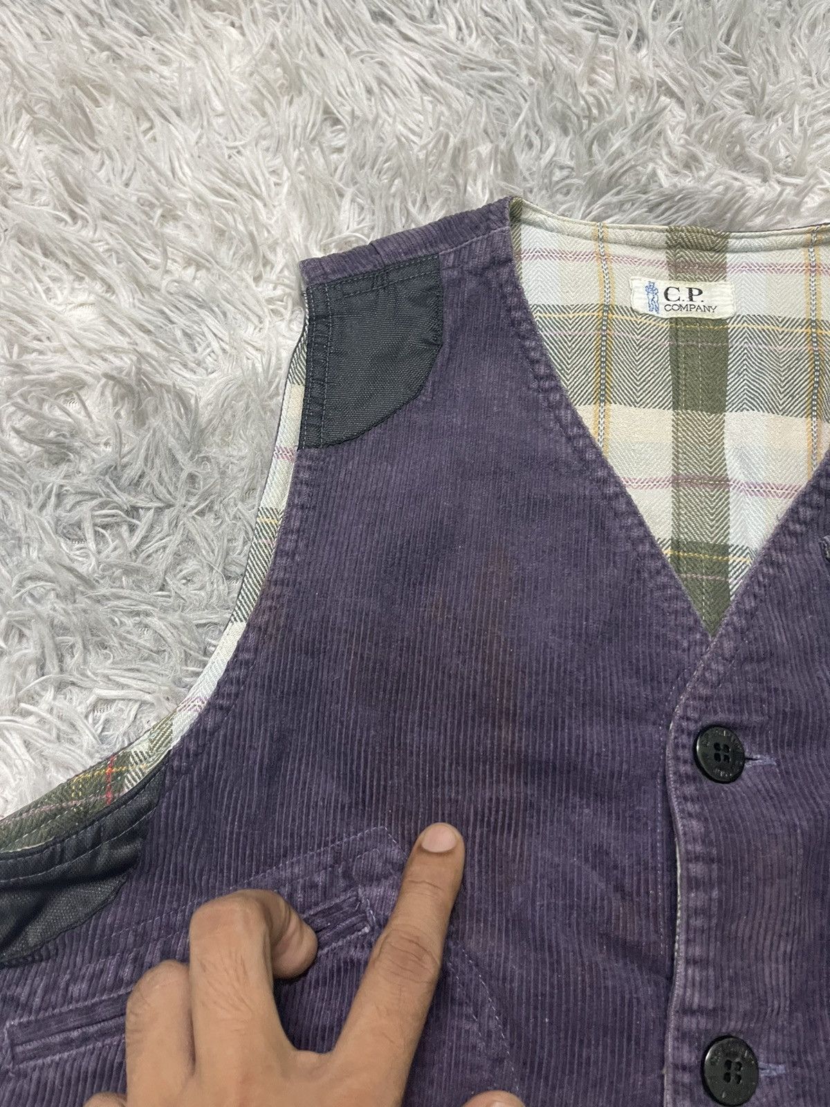 C.P. Company 90s CP COMPANY CORDUROY VEST RARE COLOUR Size S / US 4 / IT 40 - 7 Thumbnail