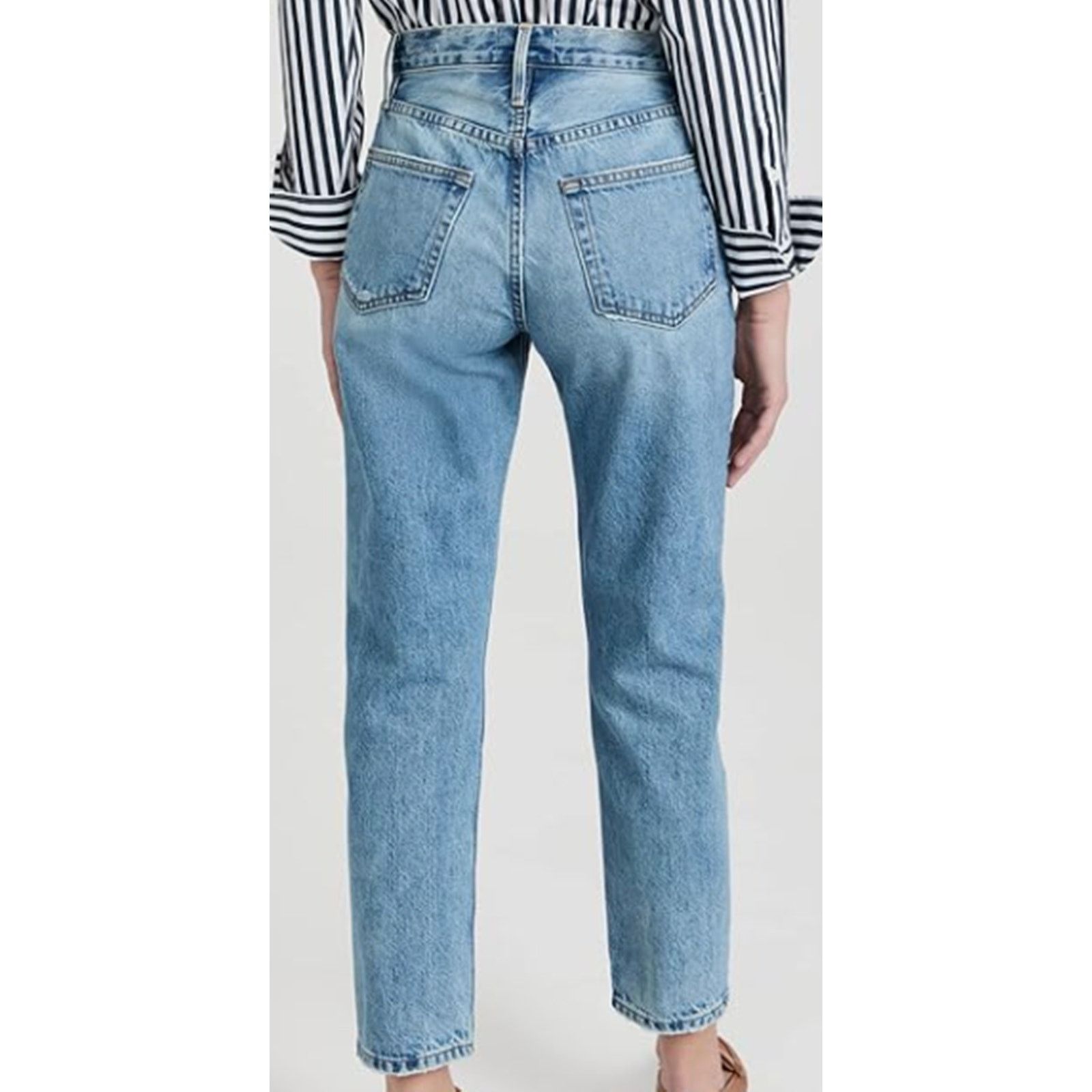 Frame FRAME Women's Le Original Jeans Bluejay Rips Size 30 Size 30" / US 8 / IT 44 - 3 Thumbnail
