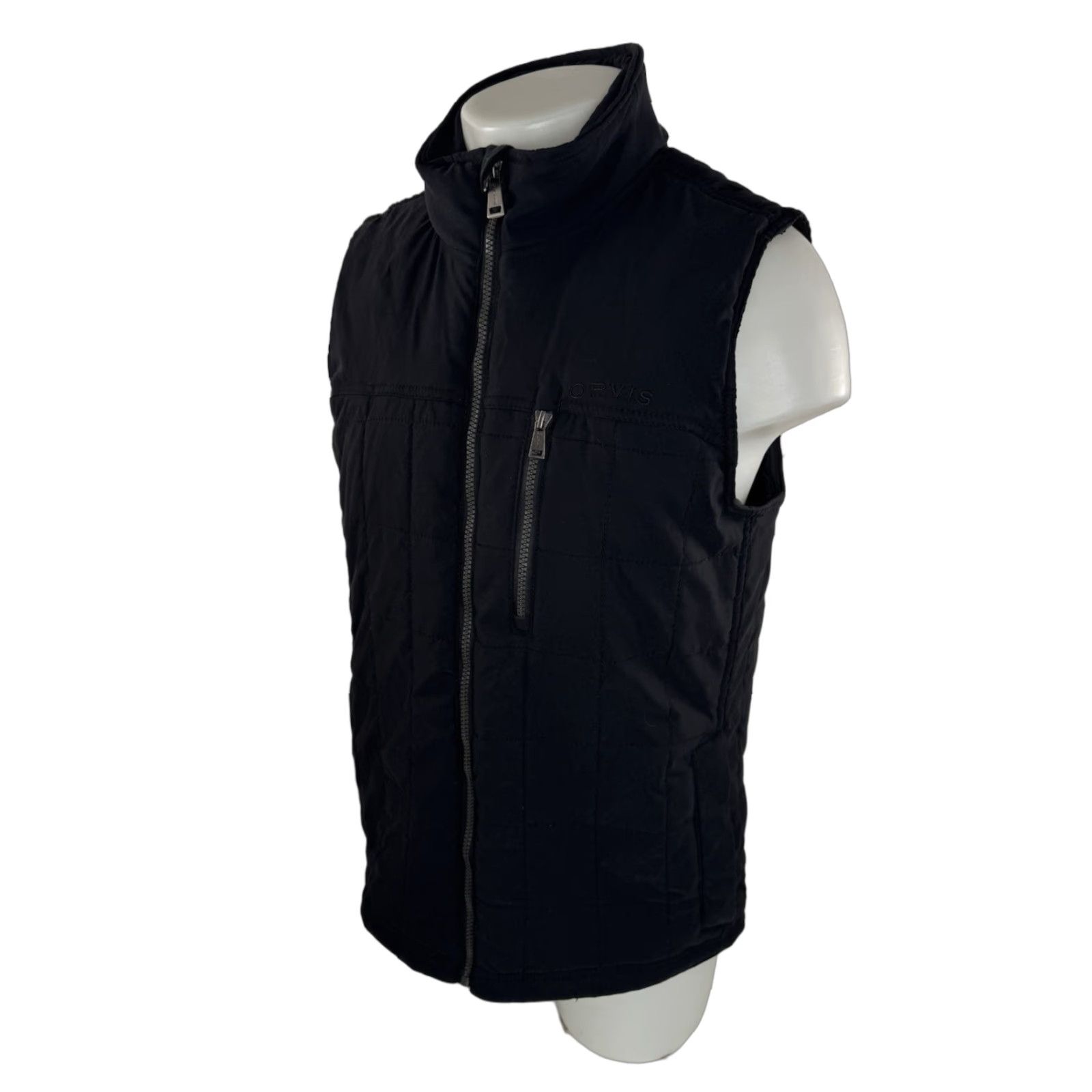 Orvis Orvis Full Zip Quilted M Hunting Vest Men's Black M Quilted Full Zip Vest Mens Size US M / EU 48-50 / 2 - 1 Thumbnail