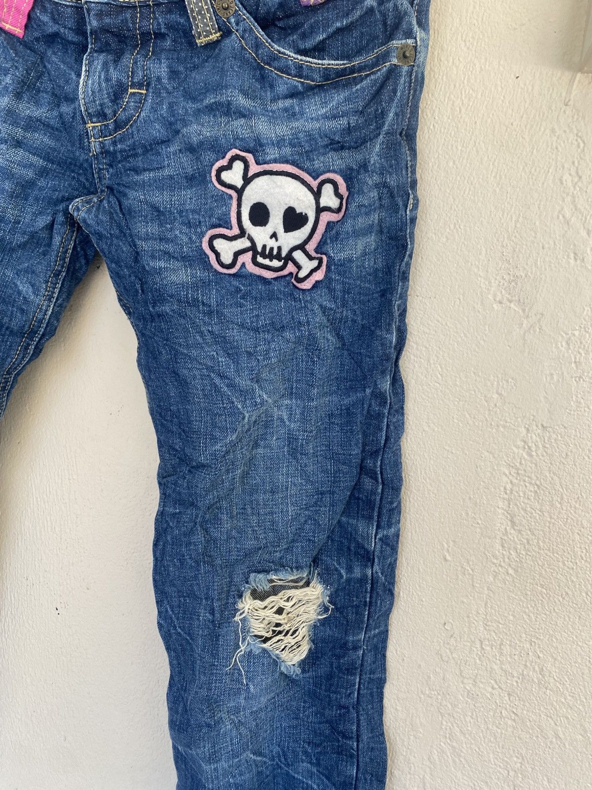 Hysteric Glamour COLZA Double Waist Whiskers Jeans Size 29" - 5 Thumbnail
