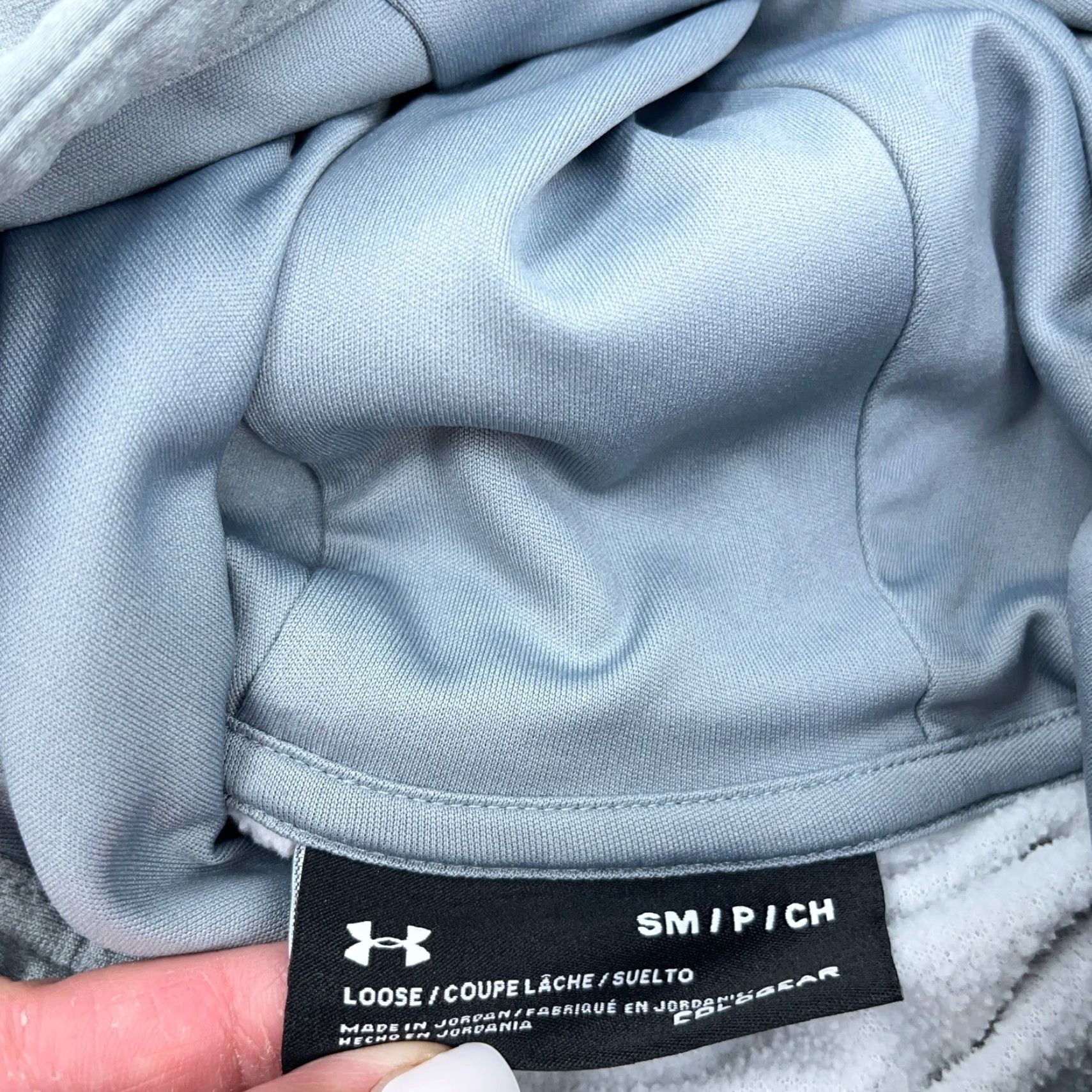 Under Armour Under Armour Hoodie Men Small Gray Loose Fit Cold Gear Sweatshirt Performance A4 Size US S / EU 44-46 / 1 - 4 Thumbnail