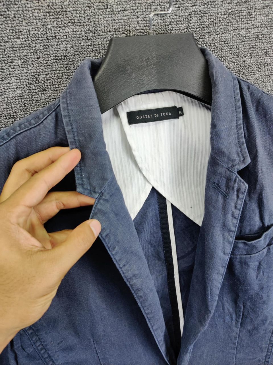 GOSTAR DE FUGA Gostar De Fuga Navy Button Blazer Jacket Size US S / EU 44-46 / 1 - 2 Thumbnail