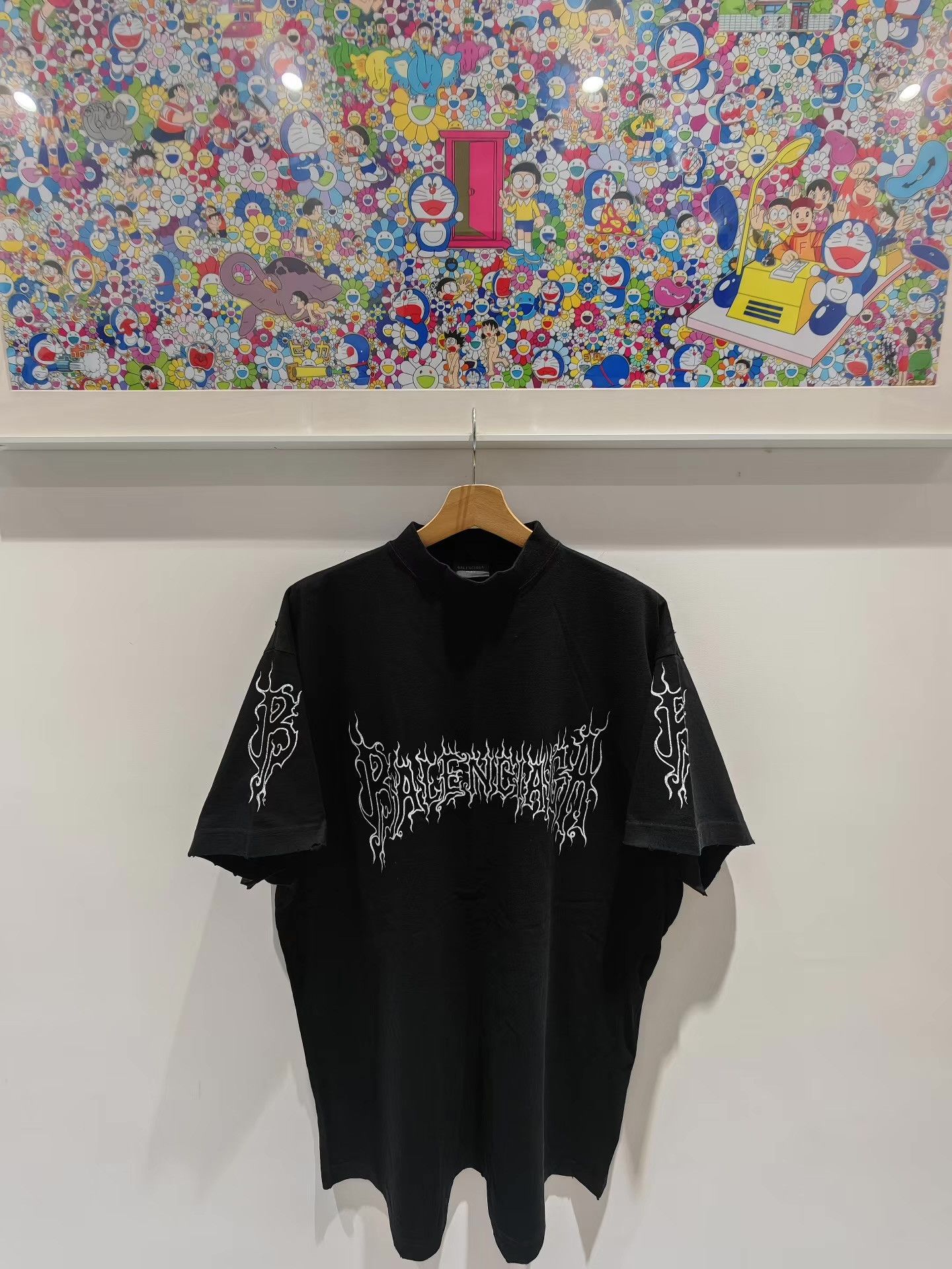 Balenciaga Balenciaga Year of the Dragon Limited Flame Sleeve Tee。Q15 Size US M / EU 48-50 / 2 - 1 Thumbnail