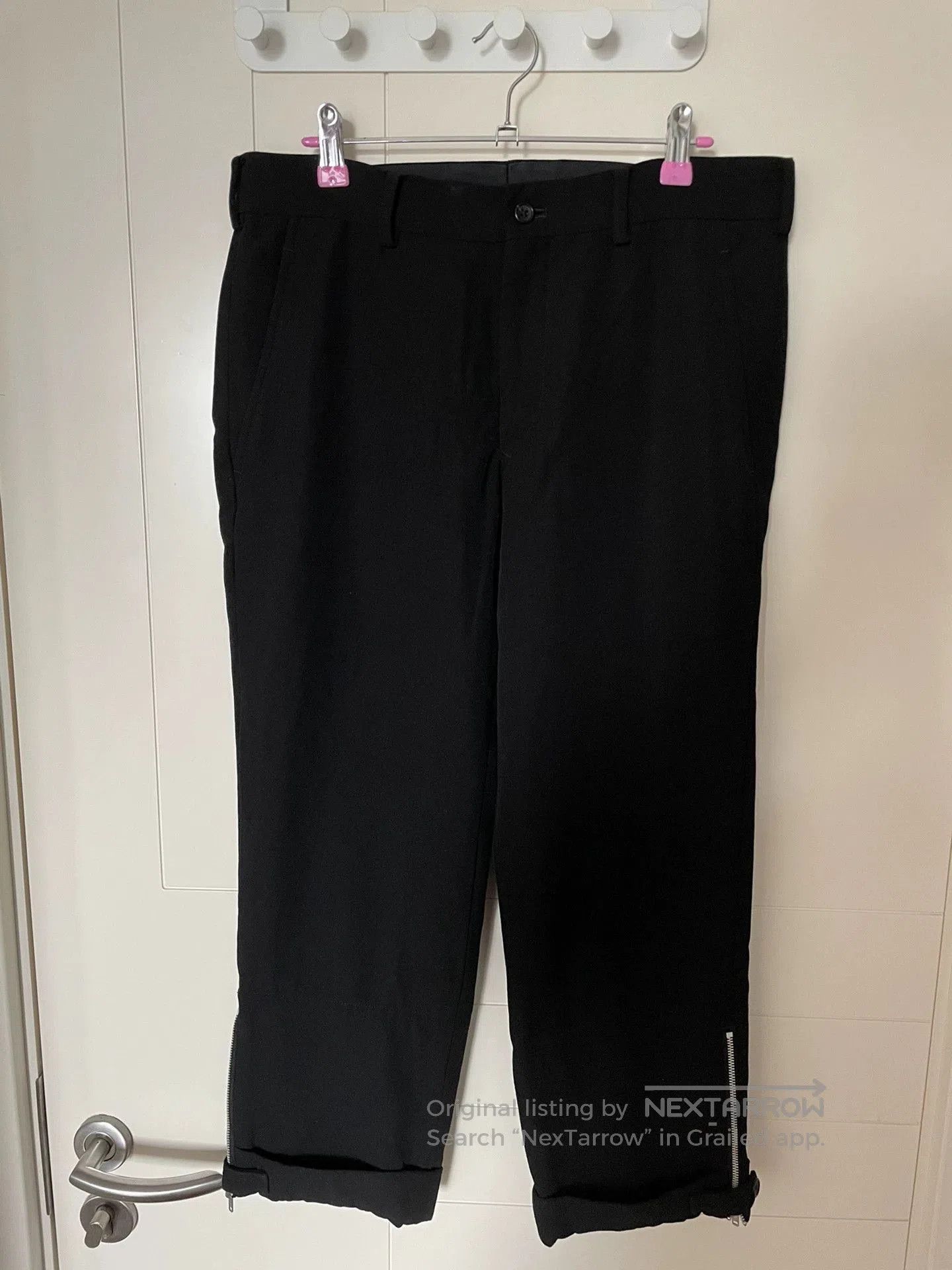 Yohji Yamamoto Yohji Yamamoto 07 Zip Cropped Pants. Size US 26 / EU 42 - 2 Thumbnail