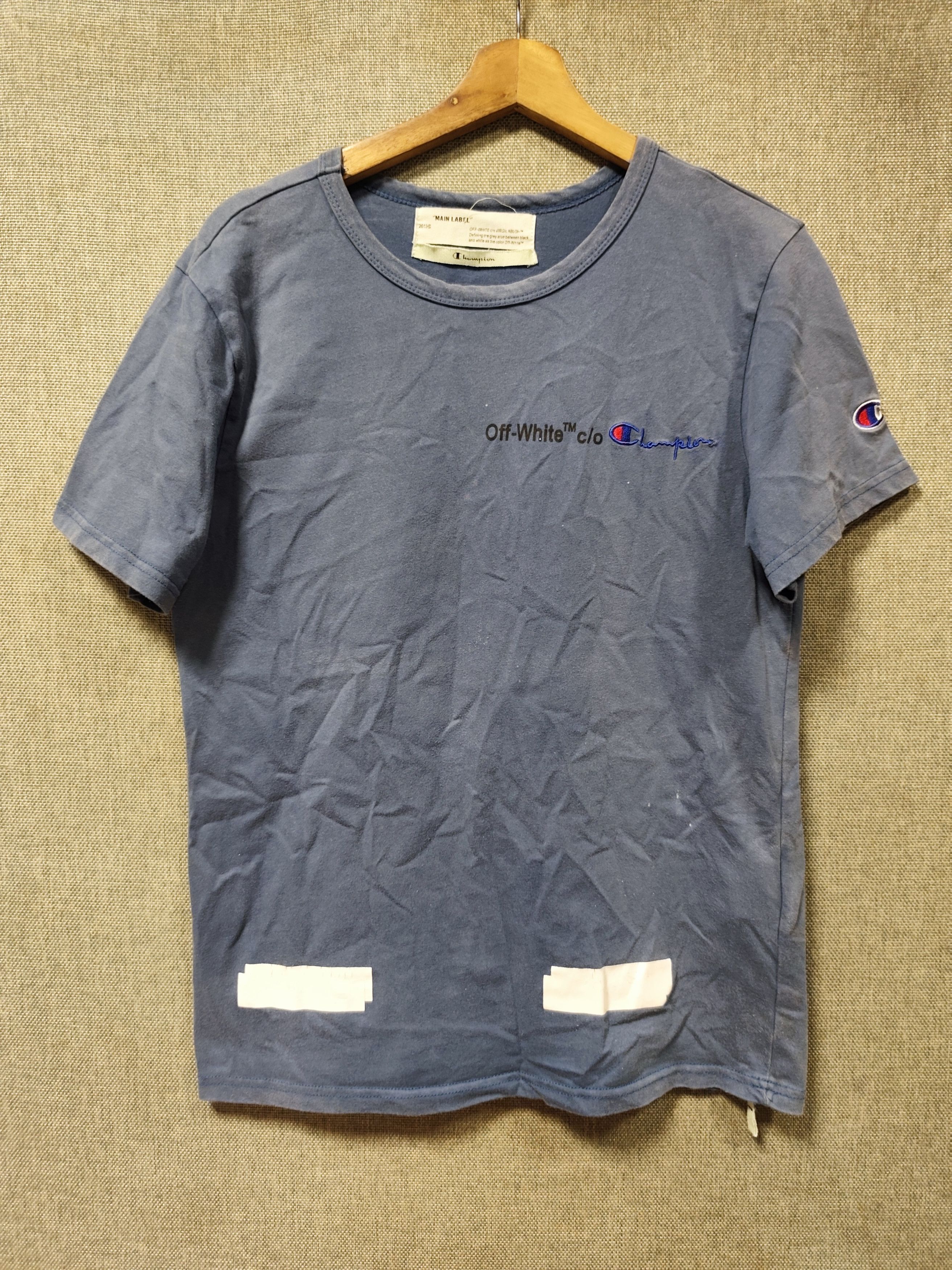 Champion × Off-White Off white x champion tee Size US M / EU 48-50 / 2 - 1 Thumbnail