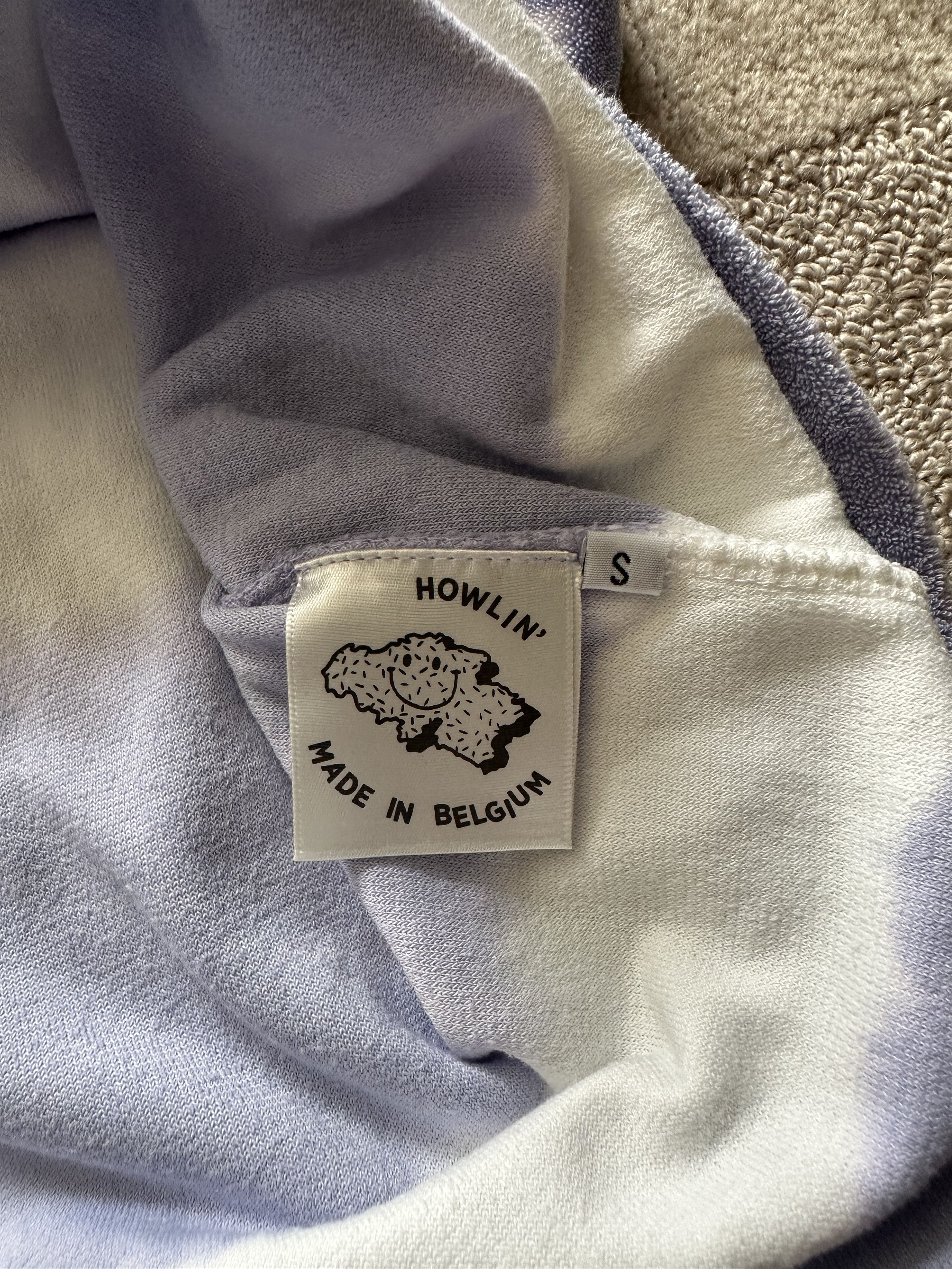 Howlin' Howlin’ Belgium Made Tie-Dye Terry T-Shirt (Small) Size US S / EU 44-46 / 1 - 5 Thumbnail