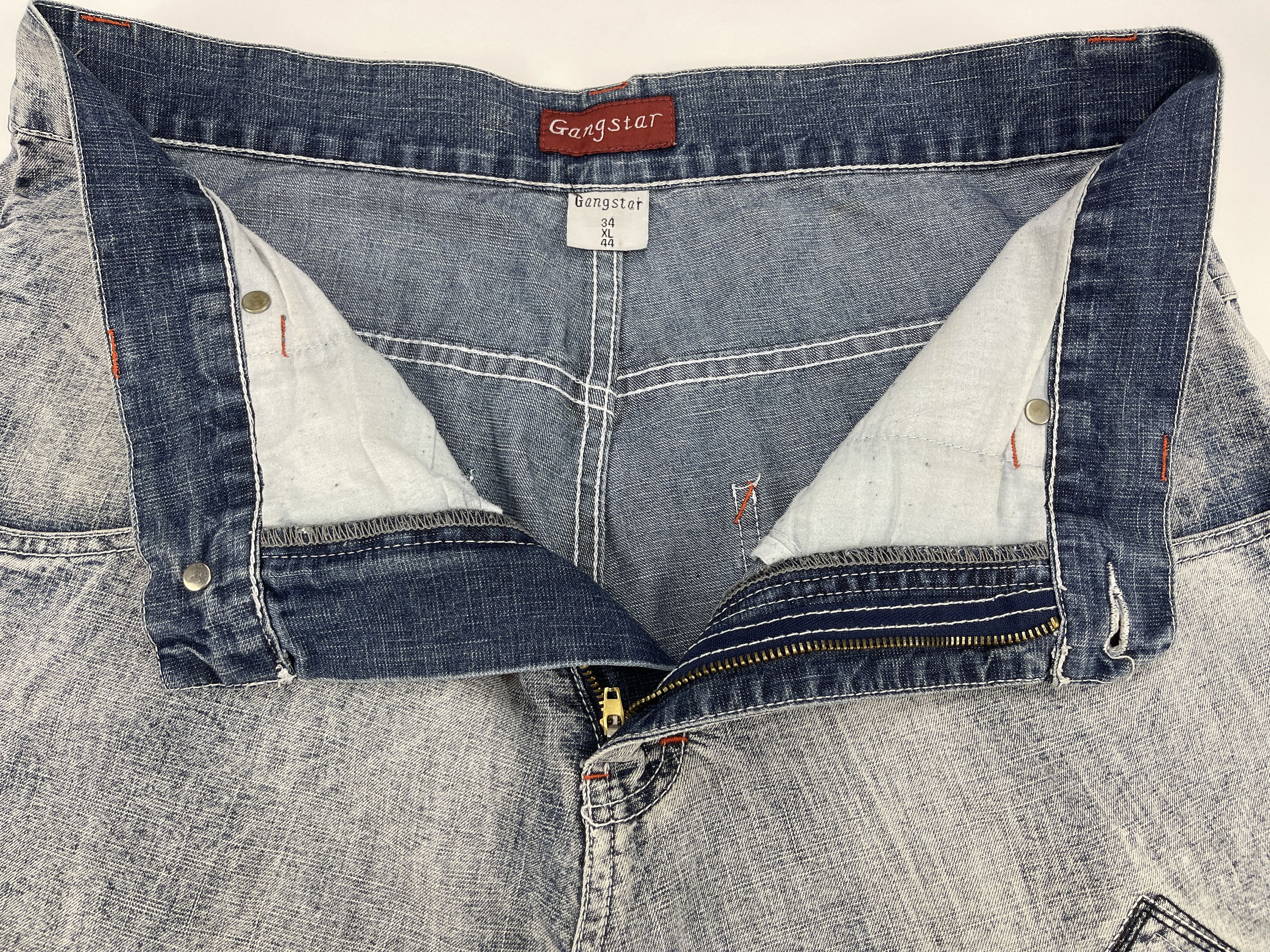 Other Gangstar jeans shorts, vintage baggy denim, 90s hip hop W 34 Size US 34 / EU 50 - 9 Thumbnail