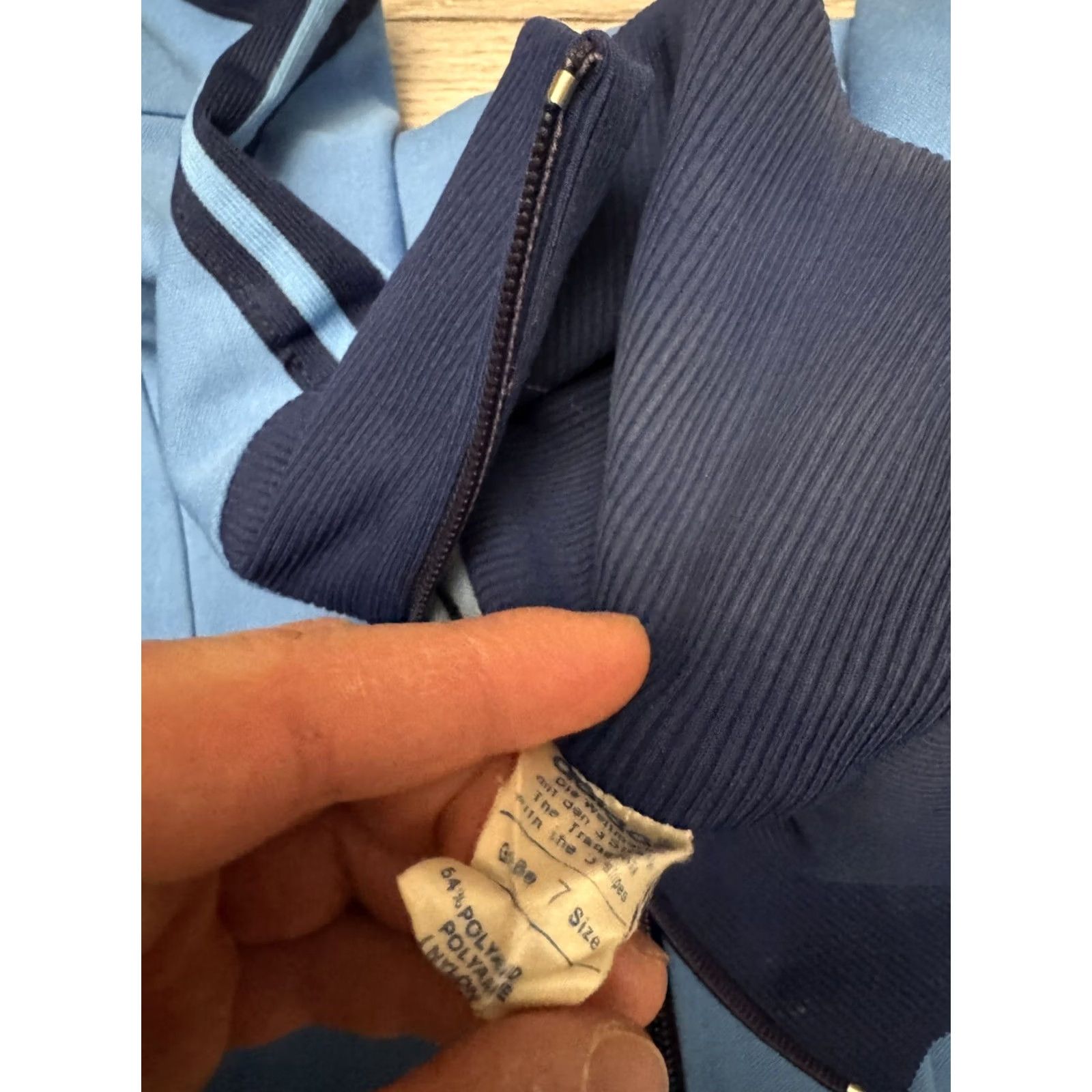 Adidas VINTAGE Adidas Track Jacket Mens 70s 3 Striped Sz 7 Made In West Germany Navy Blue Size US M / EU 48-50 / 2 - 5 Thumbnail