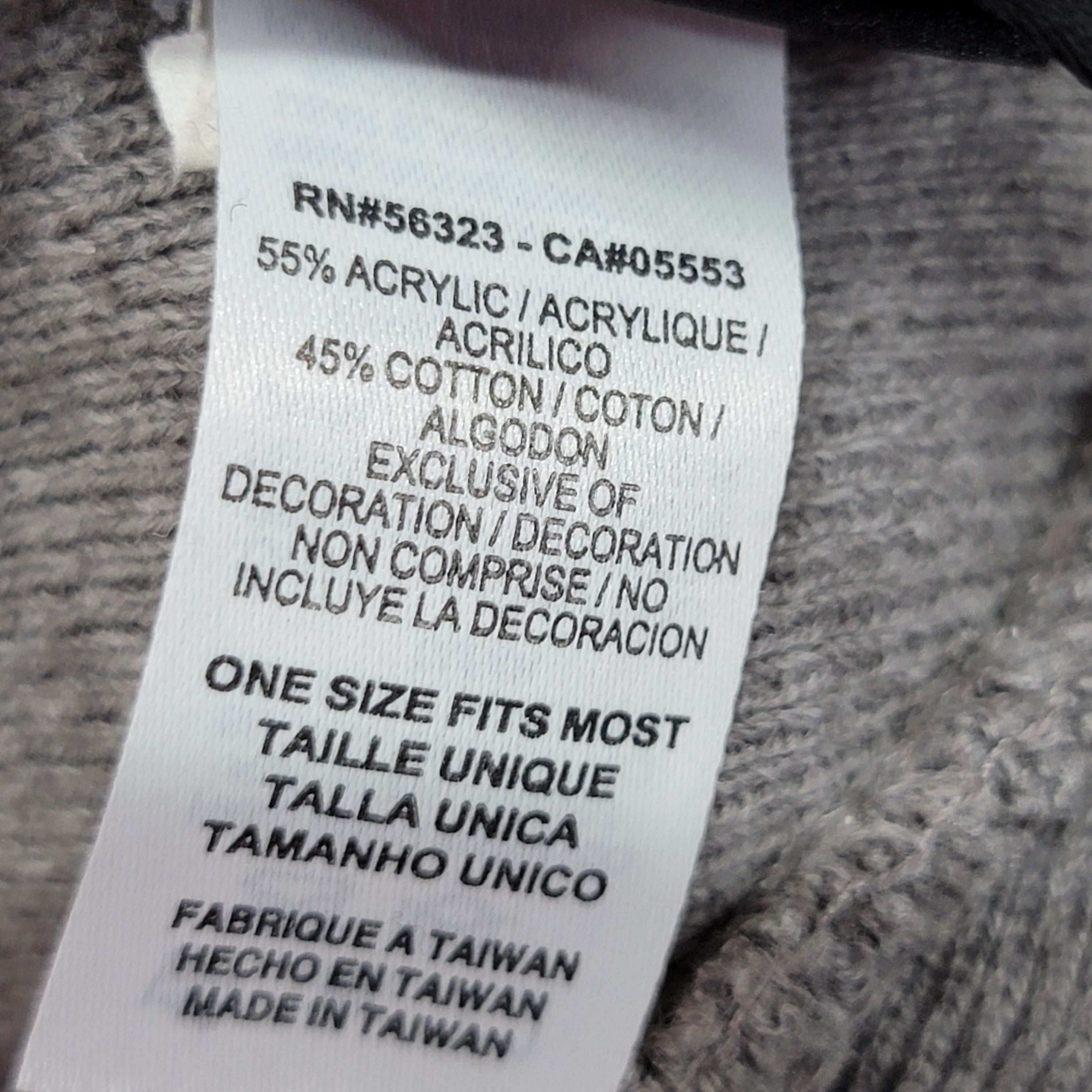 Nike Nike Grey Knit Unisex Beanie - OSFM Size ONE SIZE - 7 Thumbnail