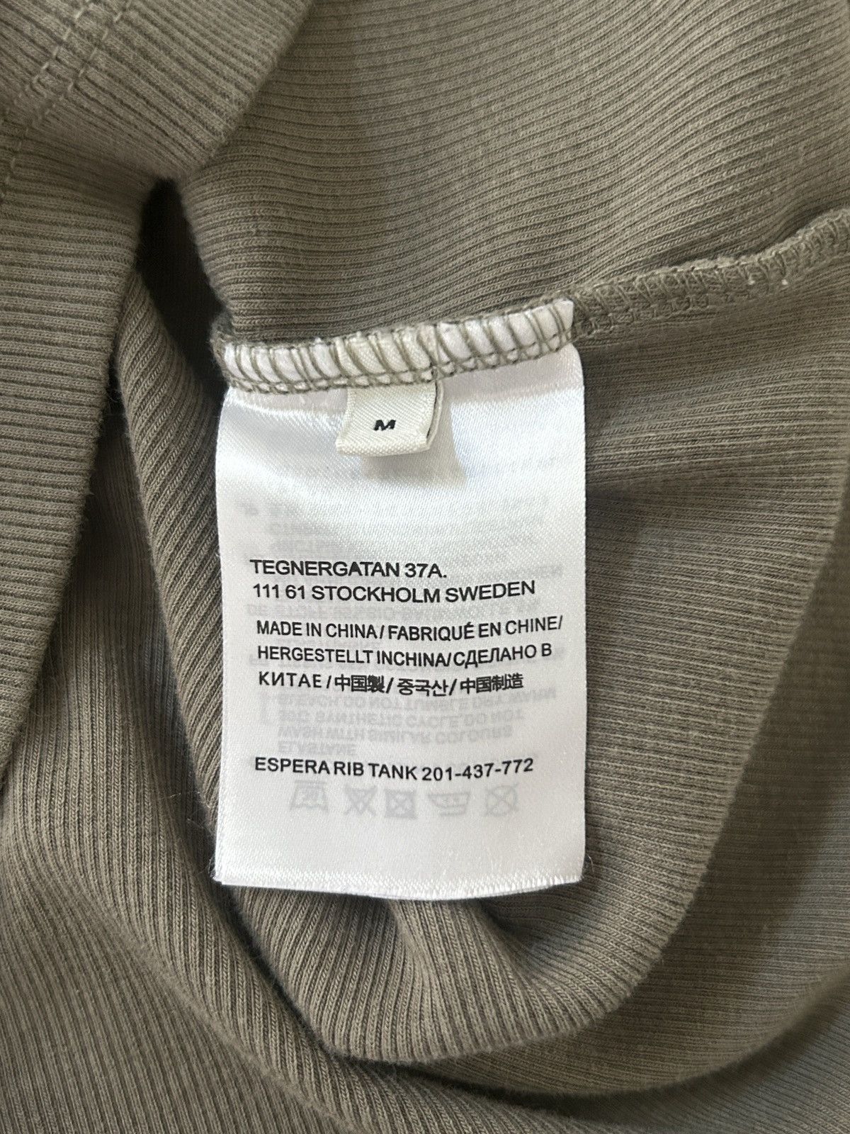 Toteme Ribbed Knit Tank Top Size M / US 6-8 / IT 42-44 - 6 Thumbnail