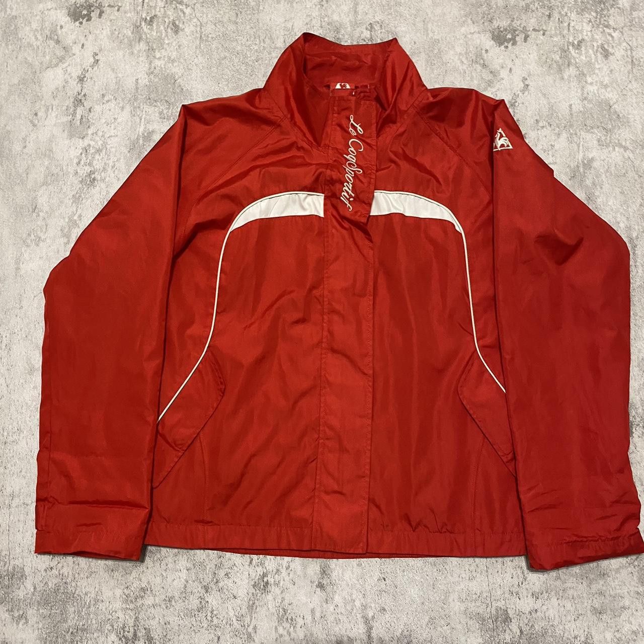 Le Coq Sportif Red and white Le Coq Sportif windbreaker jacket Size US S / EU 44-46 / 1 - 1 Thumbnail