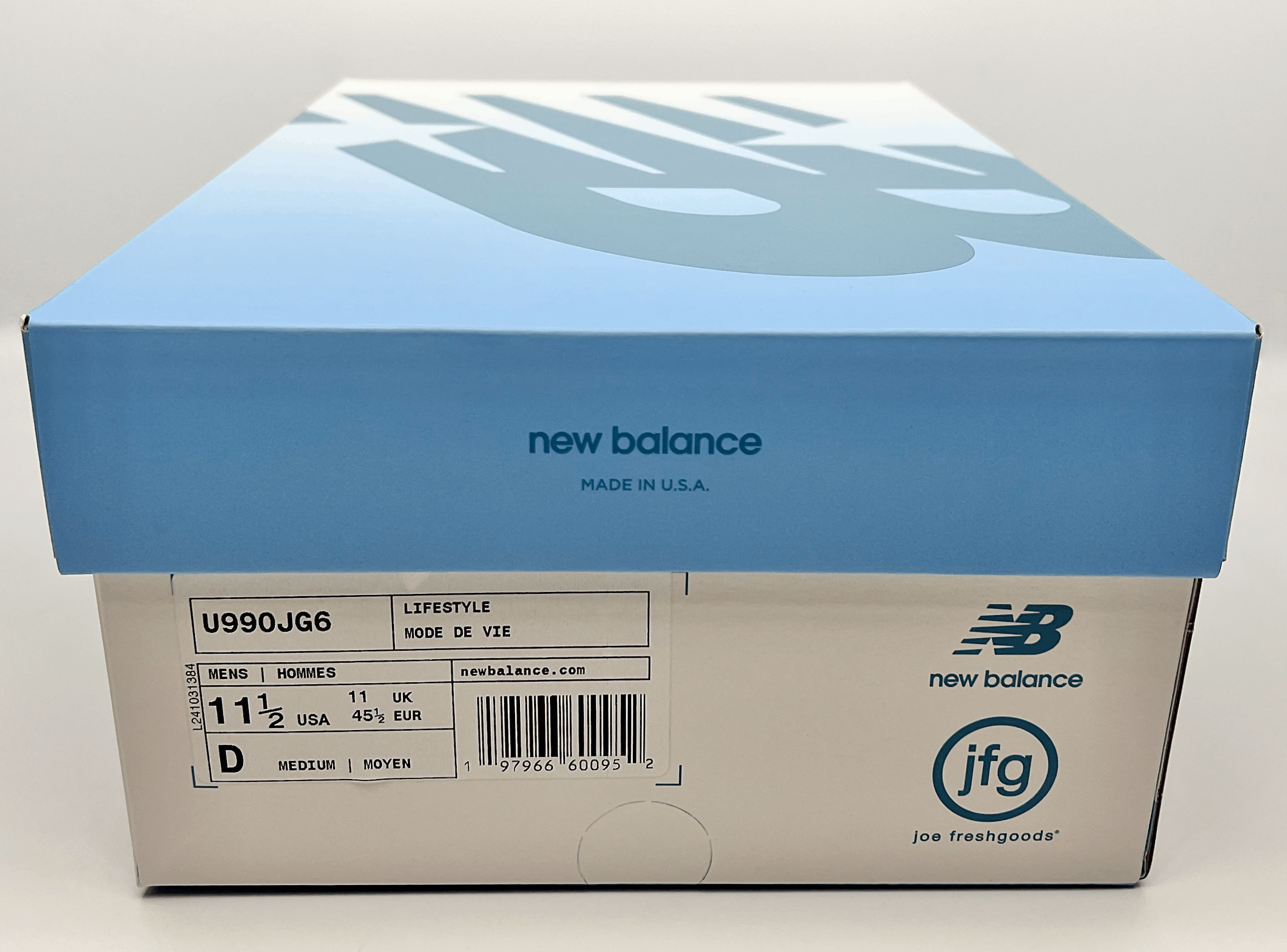 Joe Freshgoods × New Balance JFG x New Balance 990V6 "Prom Blue" Size US 11.5 / EU 44-45 - 7 Thumbnail