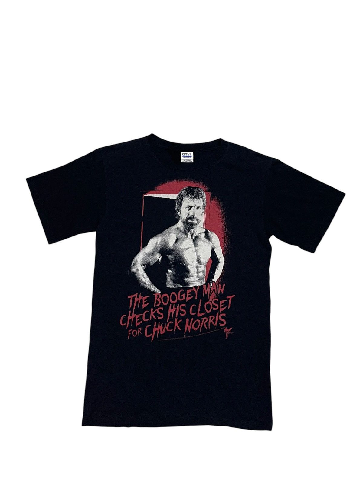 Vintage Vintage Y2K Chuck Norris The Boogey Man Graphic Tee Size US M / EU 48-50 / 2 - 1 Thumbnail