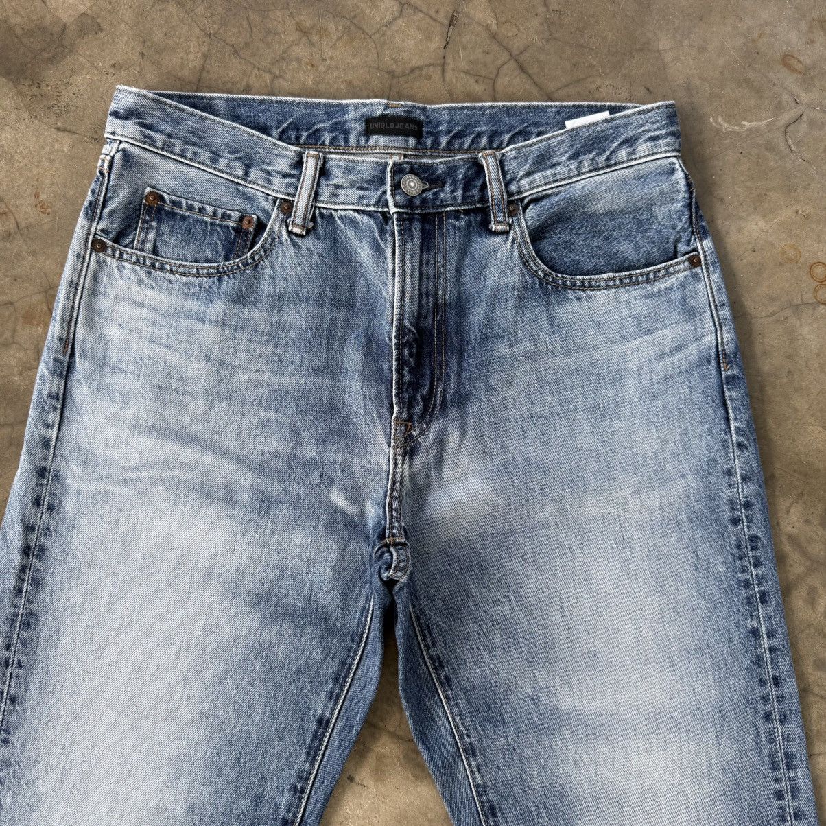 Japanese Brand Vintage Japanese Faded Washer Denim Jean Pants Size US 34 / EU 50 - 2 Thumbnail