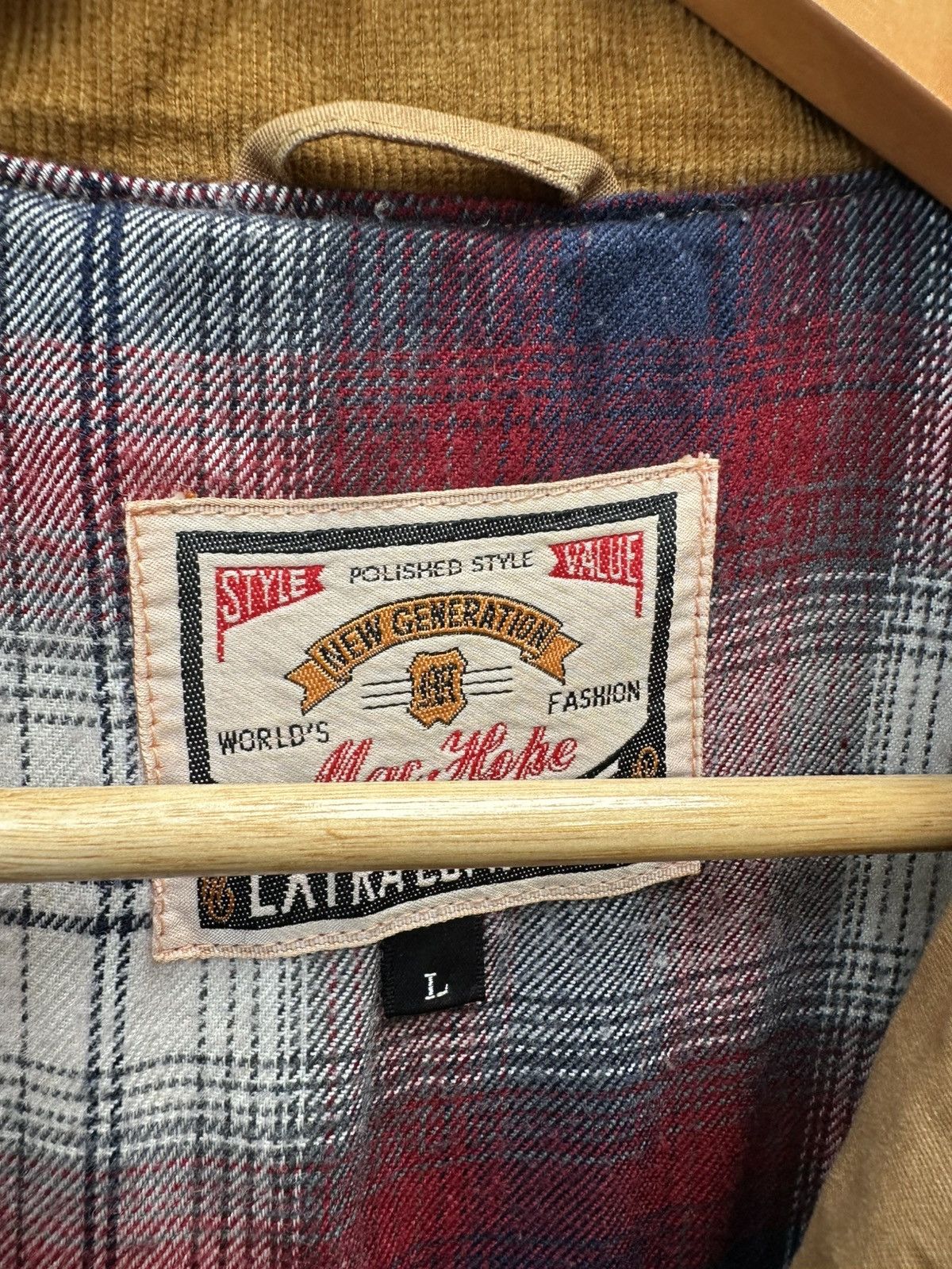 Vintage 👹Machope Blanked Lined Chore Jacket Size US XL / EU 56 / 4 - 9 Thumbnail