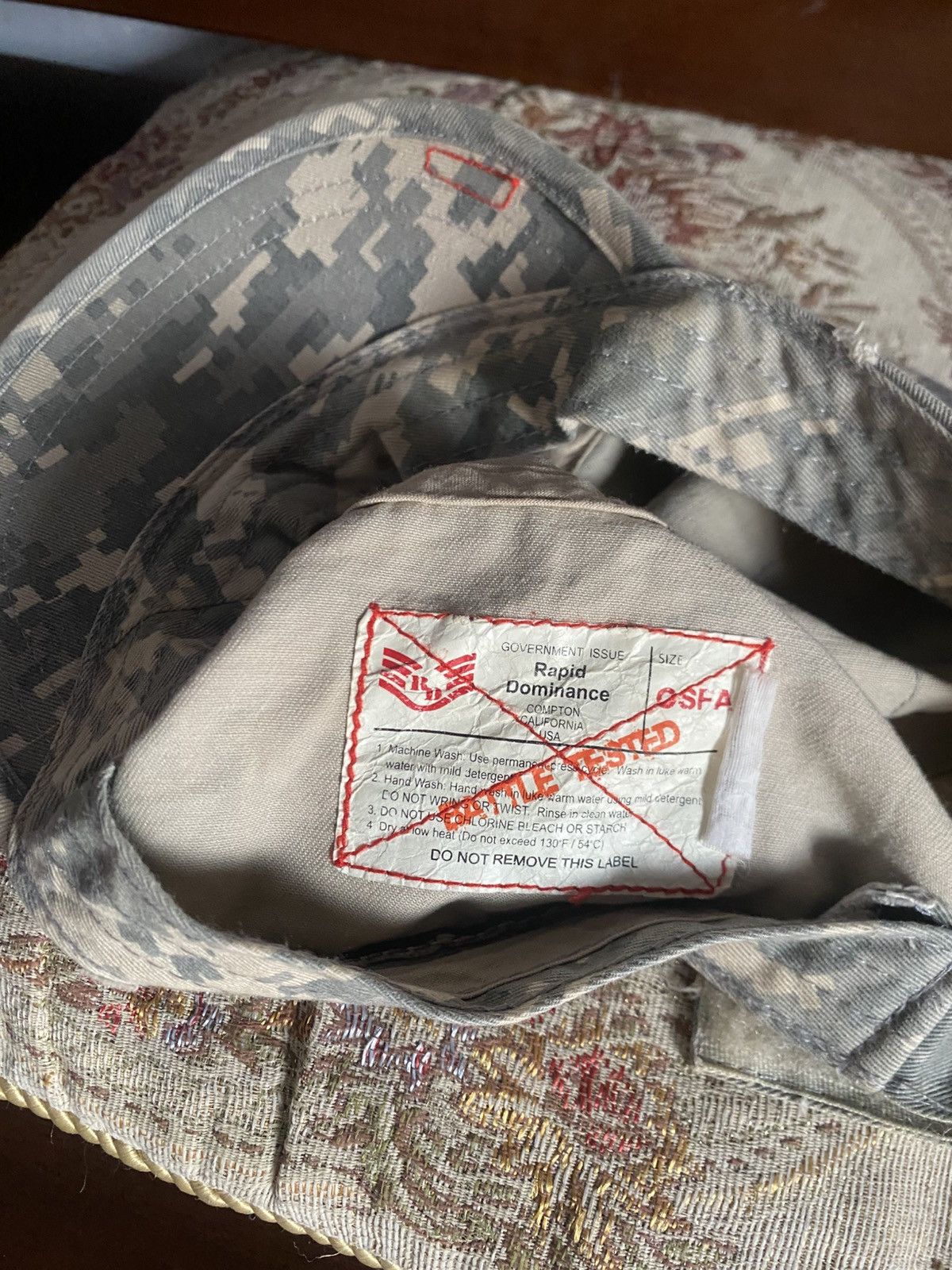 Other vintage rapdom commando hat military Size ONE SIZE - 6 Thumbnail