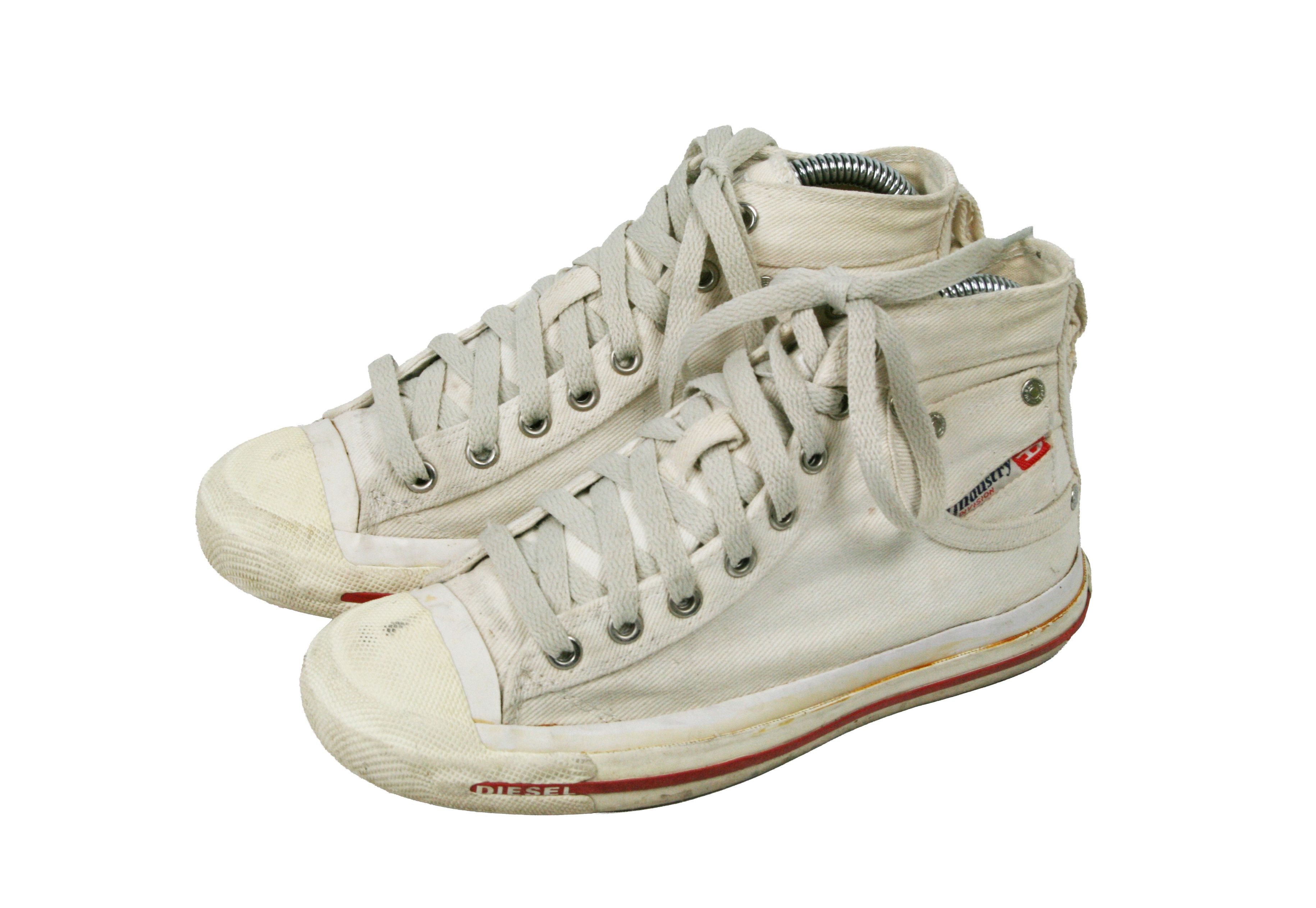 Diesel 00S Grunge Distressed Exposure Sneakers Vintage Size US 6 / IT 36 - 3 Thumbnail