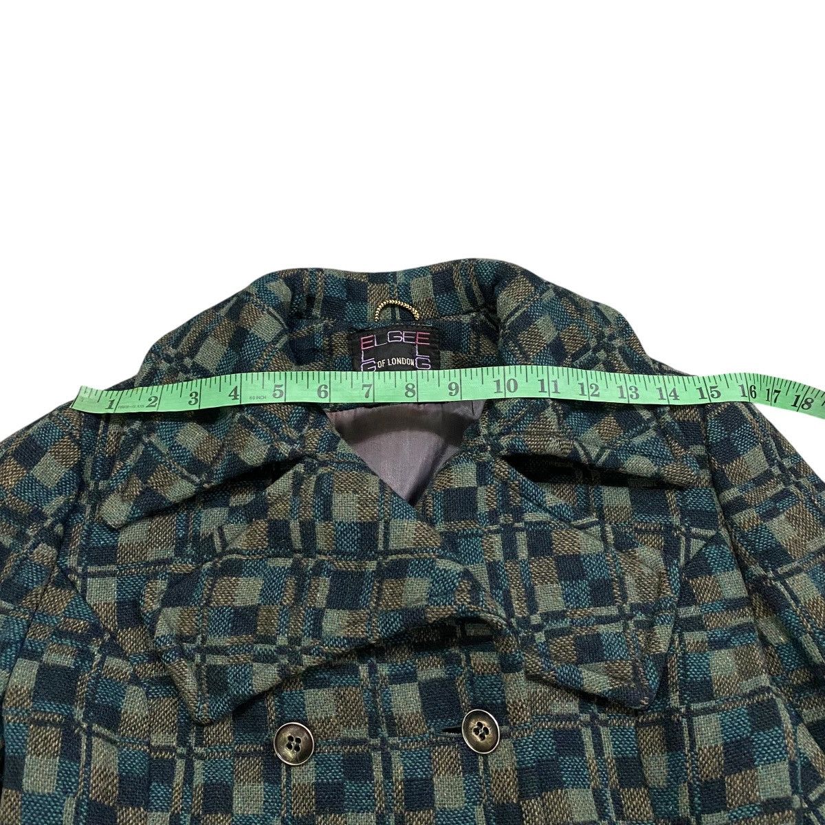 Other Vintage 60s Elgee Of London Wool Long Button Jacket Size M / US 6-8 / IT 42-44 - 13 Thumbnail