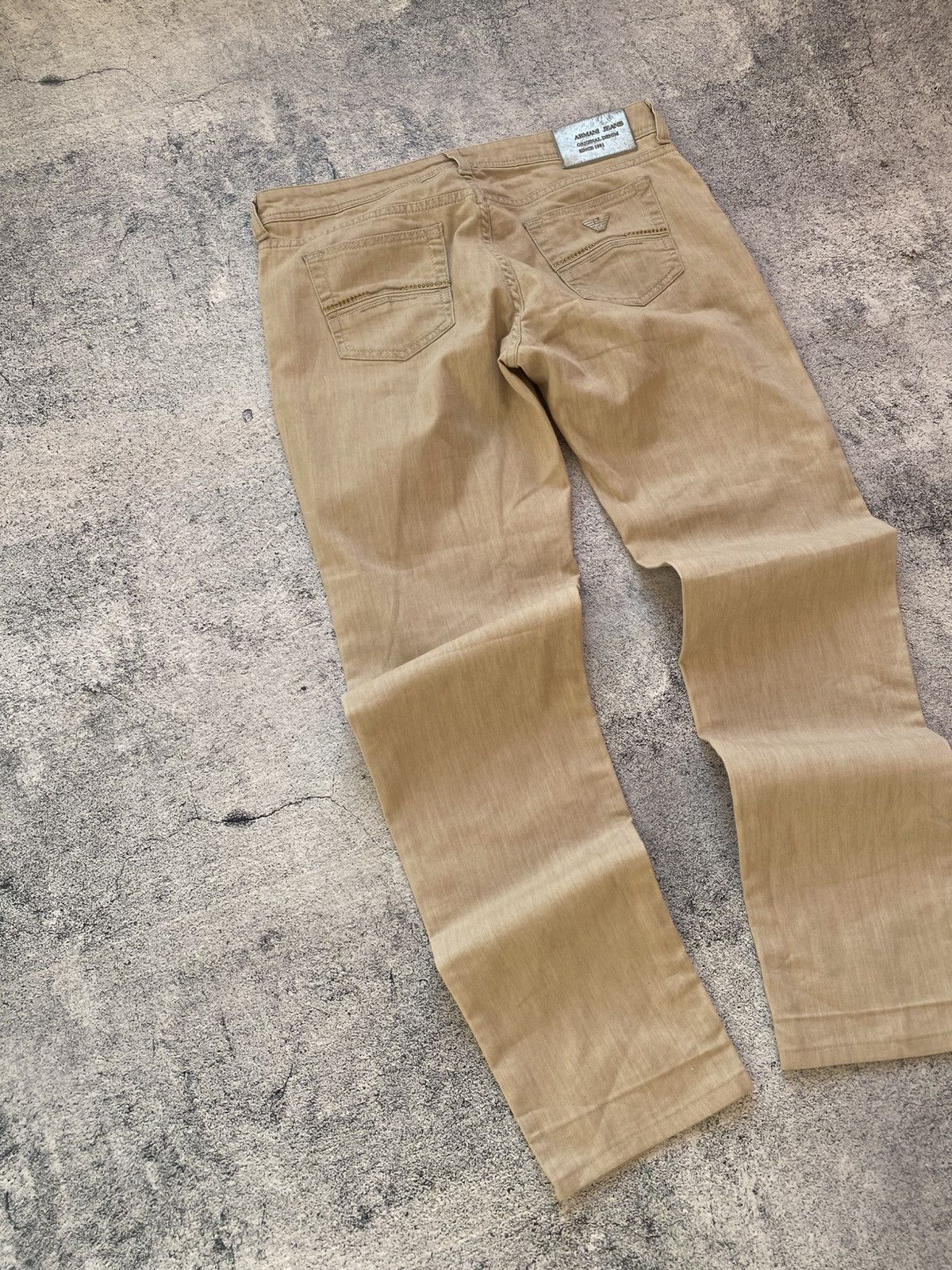 Emporio Armani Vintage Rare Emporio Armani Hype Metal Logo Y2K Jeans Size US 32 / EU 48 - 4 Thumbnail
