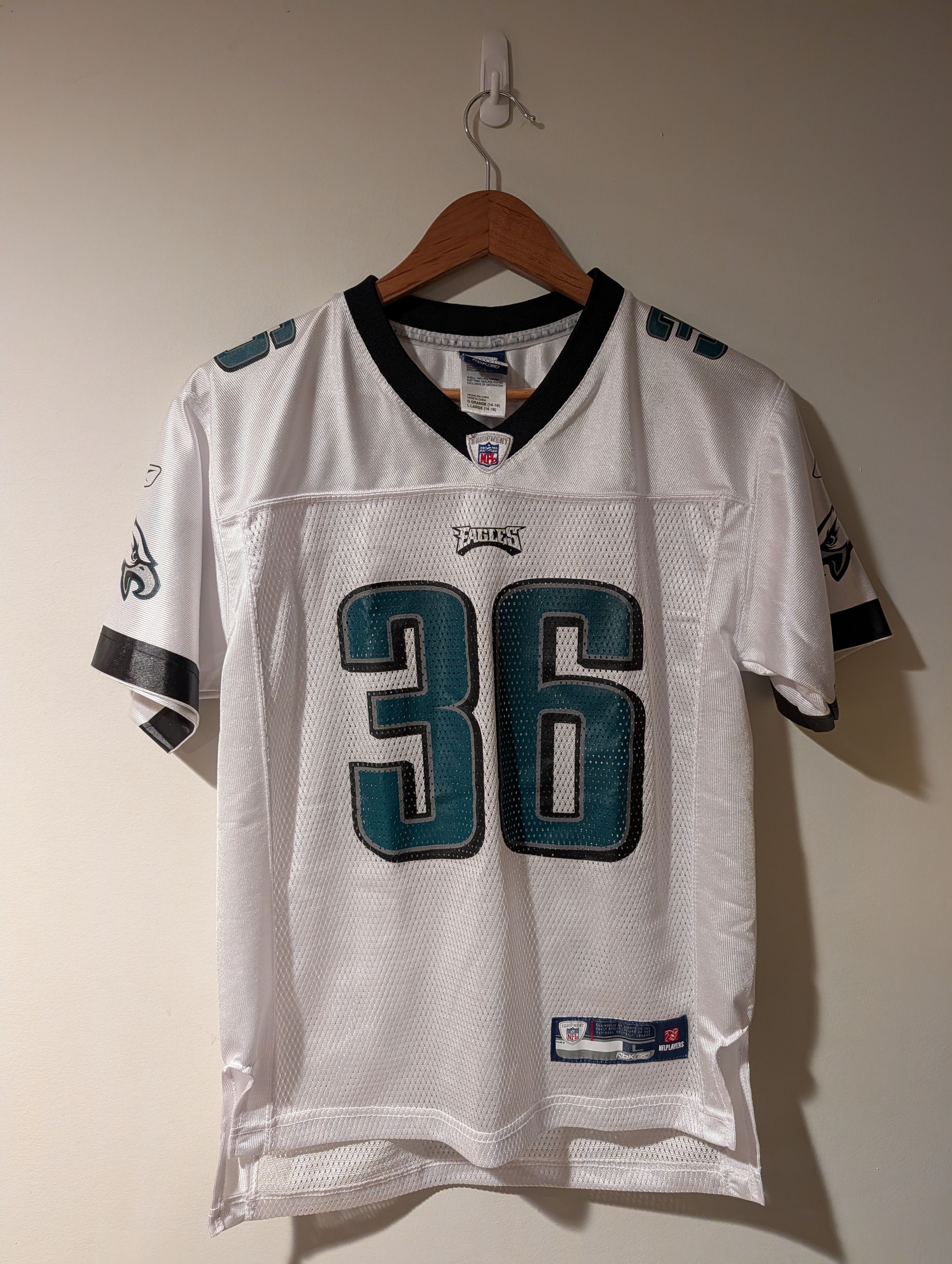 NFL Reebok Philadelphia Eagles Westbrook #36 Jersey YOUTH 14-16 Size US L / EU 52-54 / 3 - 1 Thumbnail