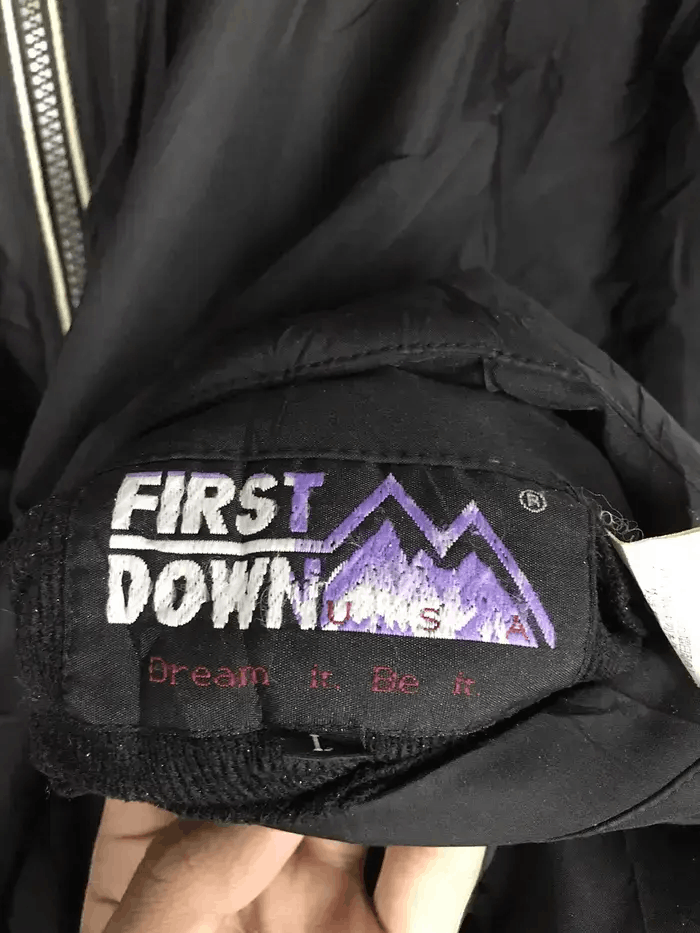 American Apparel Vintage First Down Reversible Jackets Size US L / EU 52-54 / 3 - 7 Thumbnail