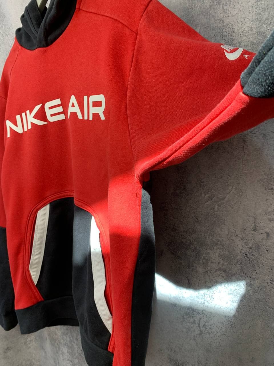 Nike Nike Nsw Air Fleece Hoodie Black/Red Size US M / EU 48-50 / 2 - 13 Thumbnail