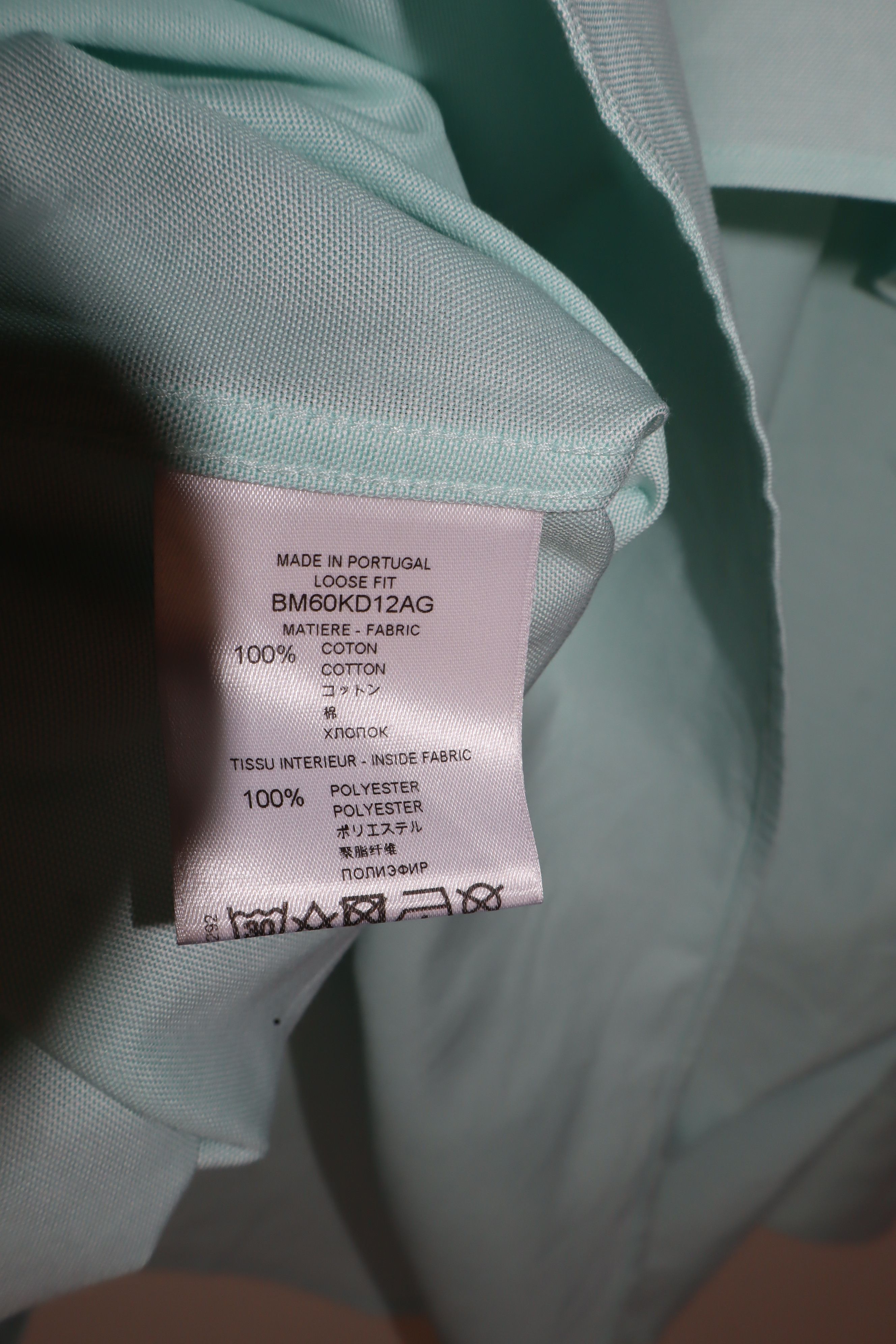 Givenchy Mint logo print shirt Size US S / EU 44-46 / 1 - 11 Thumbnail