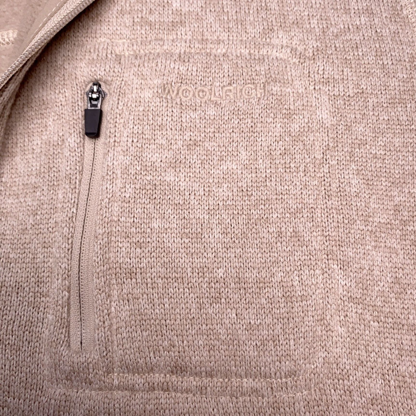 Vintage Woolrich Mens Fleece Sweater Large Beige 1/4 Zip Outdoor Size US L / EU 52-54 / 3 - 6 Thumbnail
