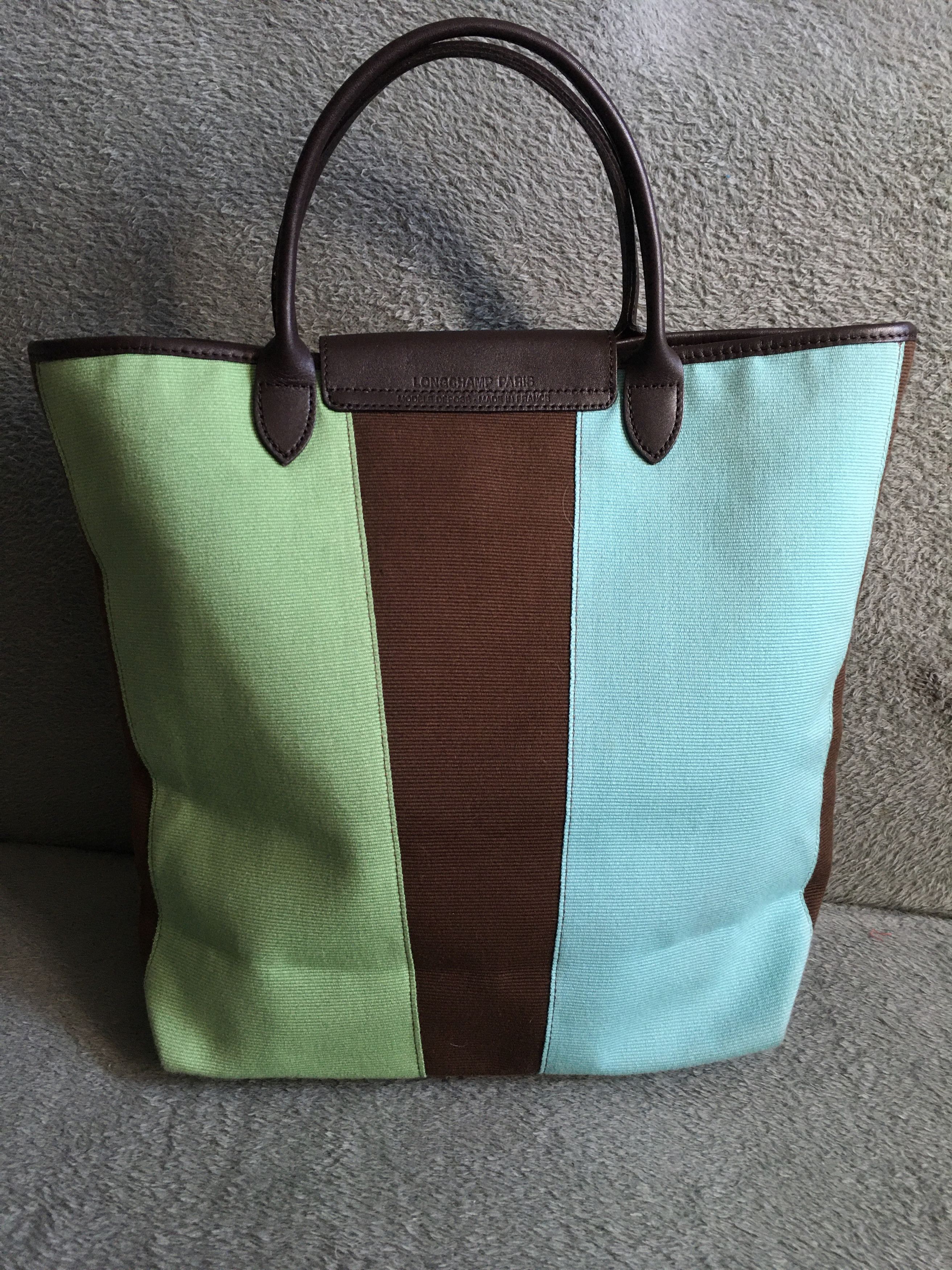 Longchamp Longchamp Le Pliage Canvas Tote Bag Multicolor Panel Size ONE SIZE - 2 Thumbnail