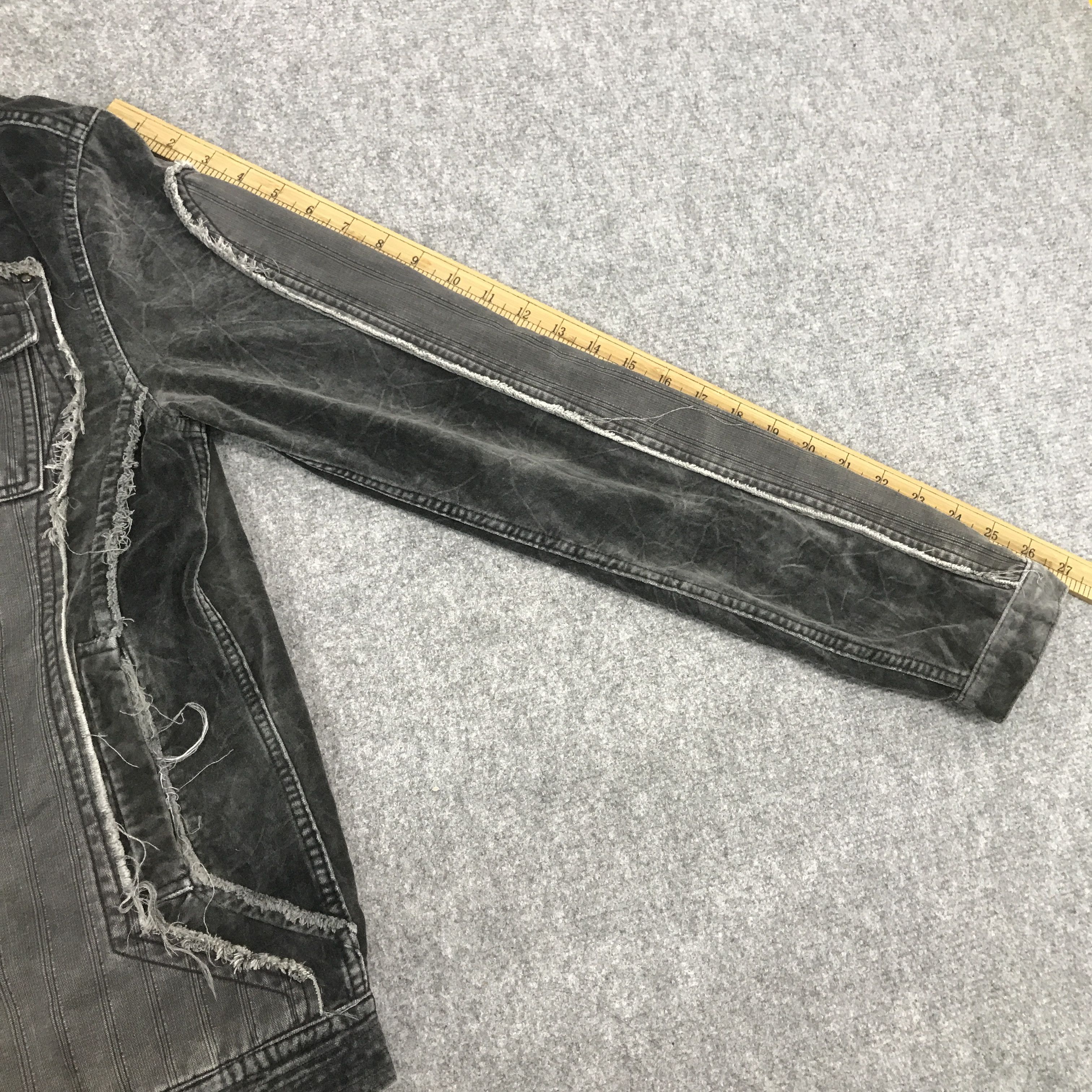 Japanese Brand Rare Japan albe black faded style jacket zipper jacket Size US L / EU 52-54 / 3 - 6 Thumbnail